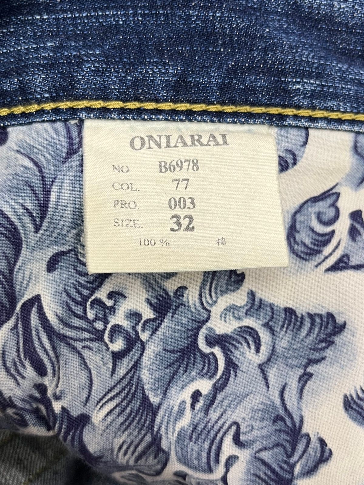 Onia VTG FLARE🔥ONIARAI Clawmark Whisker Distressed Blue Denim Size US 32 / EU 48 - 19 Thumbnail