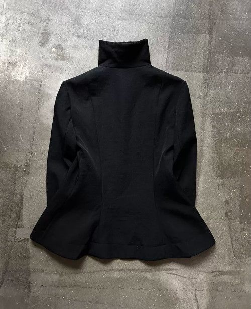Yohji Yamamoto 2004AW Asymmetrical Stand Collar Jacket Size L / US 10 / IT 46 - 6 Thumbnail