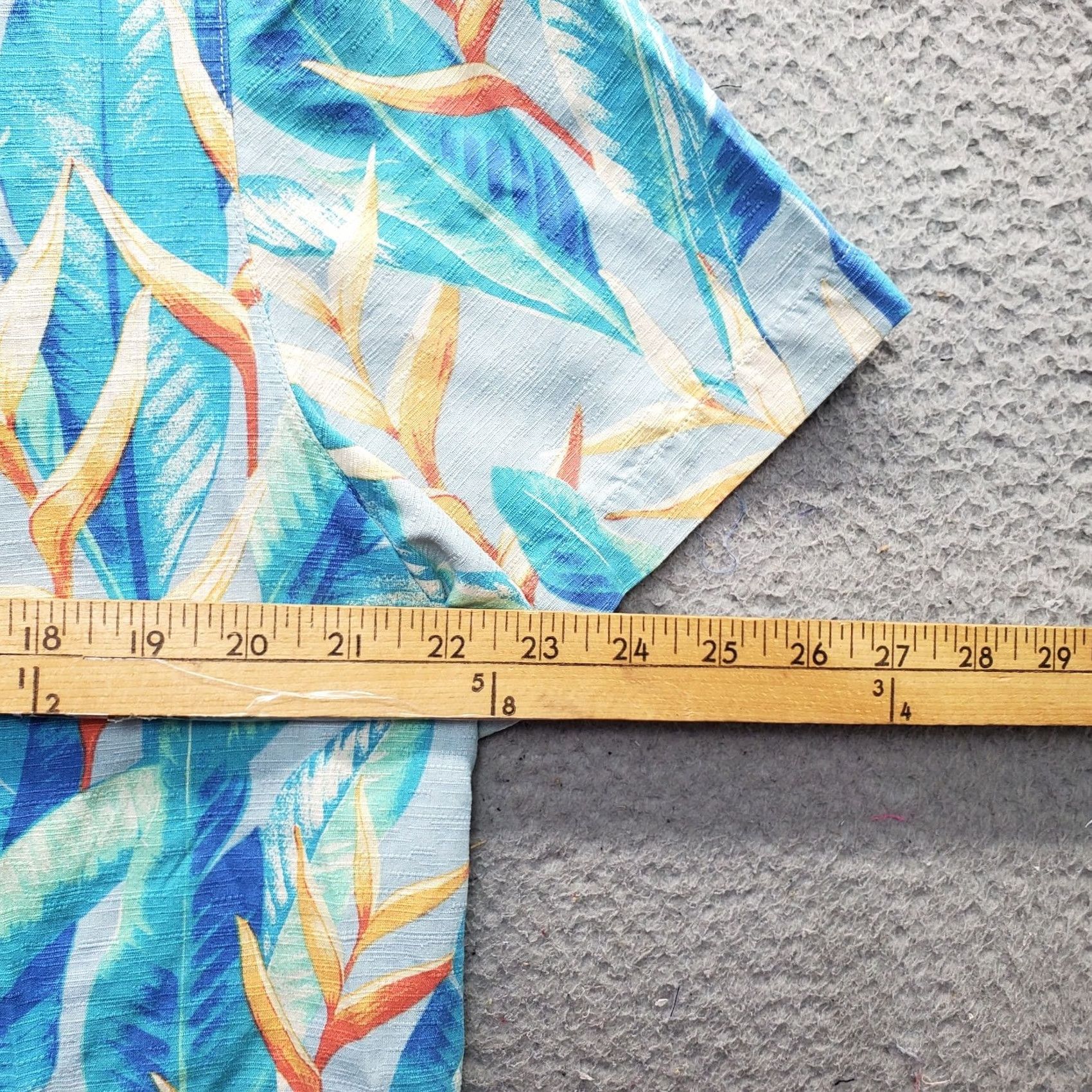 Paradise Paradise Women's? Silk Shirt Men's Medium Multi Palm Leaf Collared Button Up Size US M / EU 48-50 / 2 - 4 Thumbnail