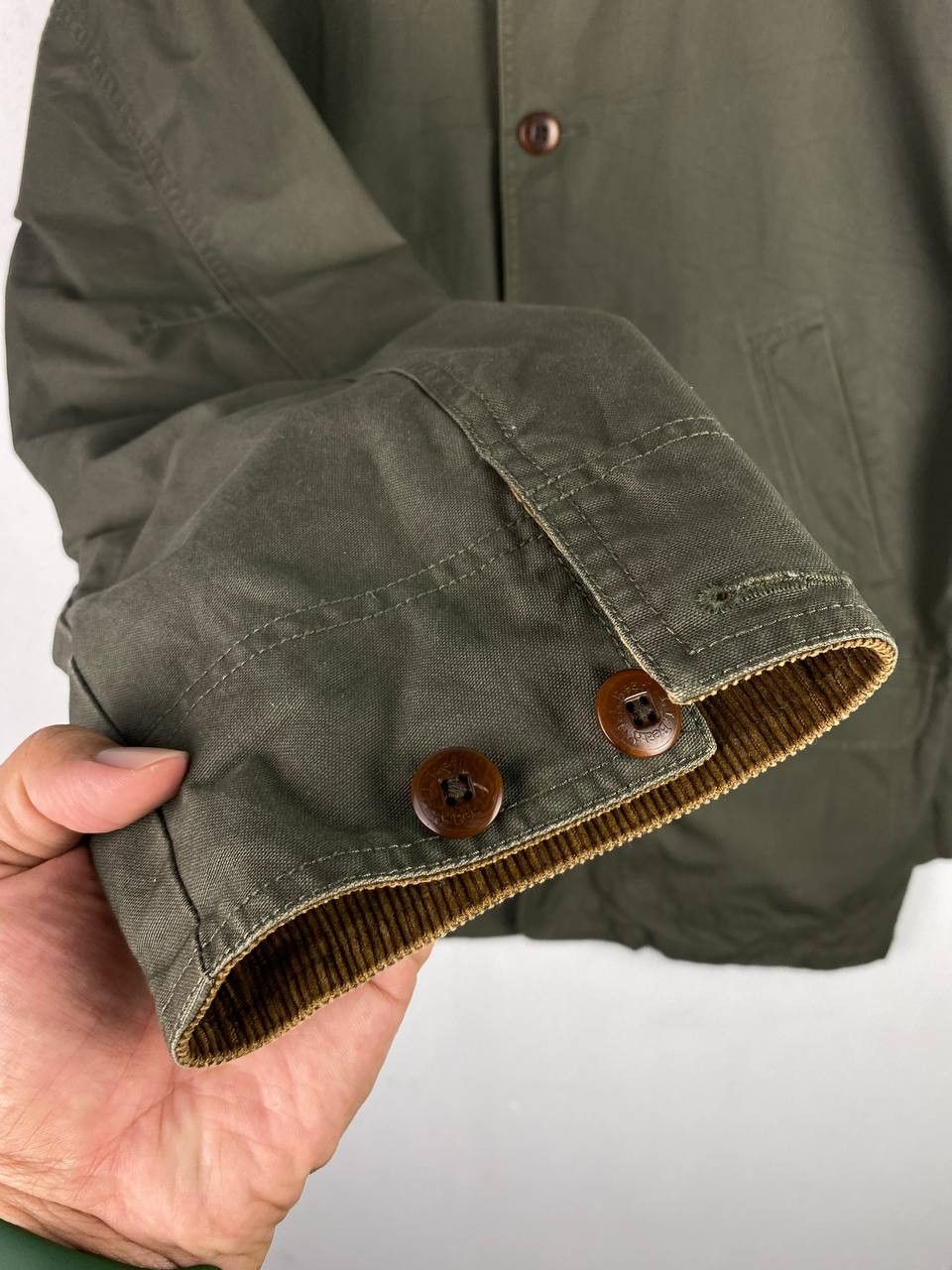 L.L. Bean vintage LL BEAN chore jacket corduroy collar nice design Size US L / EU 52-54 / 3 - 6 Thumbnail