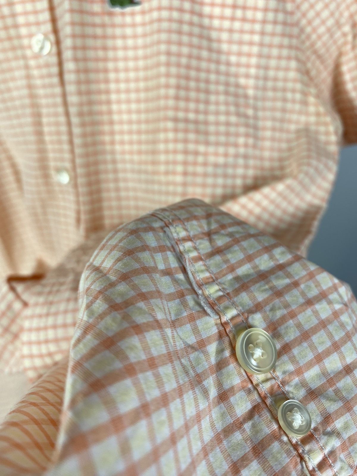 Lacoste × Vintage Vintage 90s Lacoste Oxford short sleeve shirt size M Size US M / EU 48-50 / 2 - 5 Thumbnail