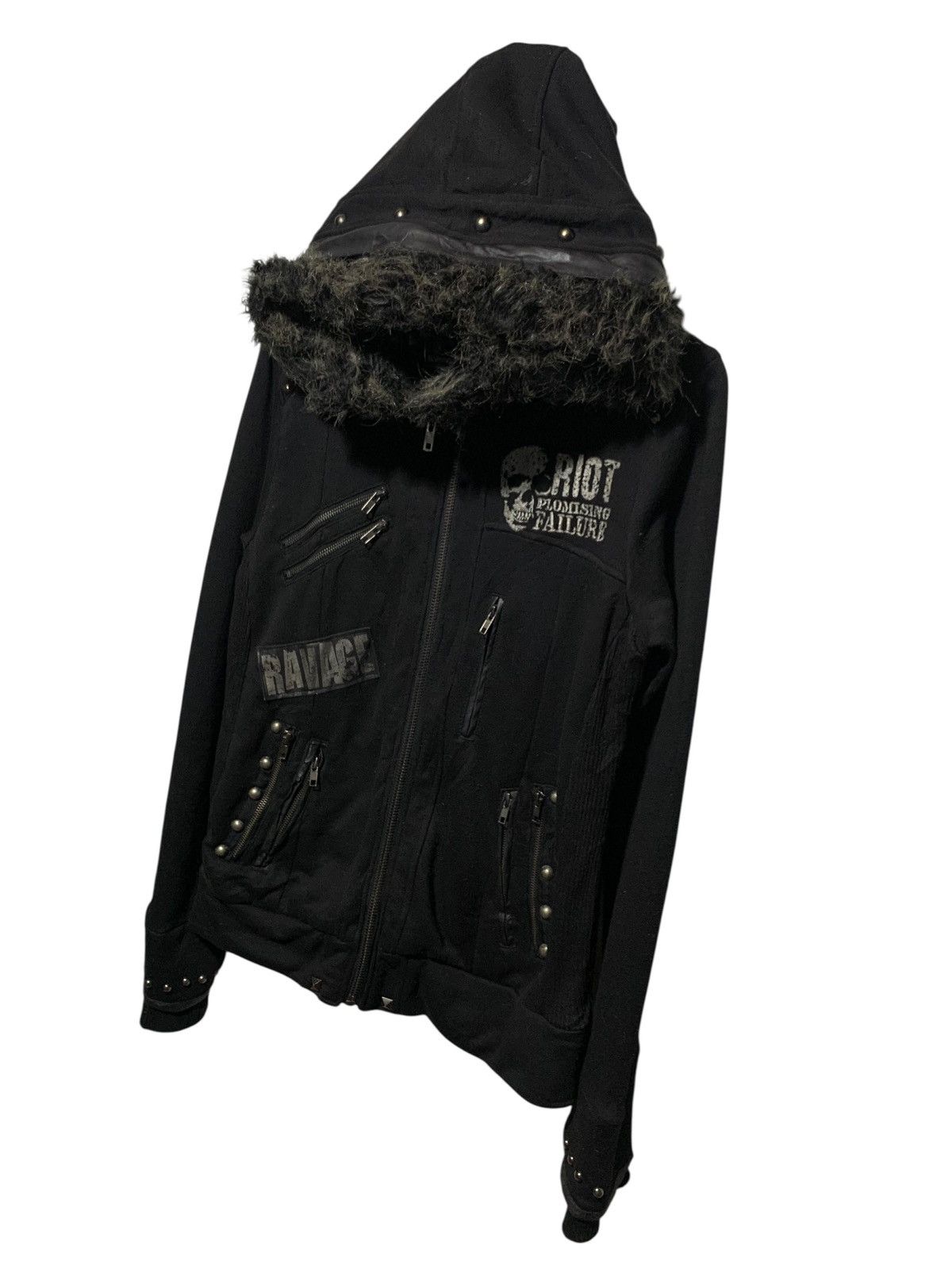 Sex Pot ReVeNGe SEXPOT REVENGE FUCKYOU RIOT BAD FILTH MASK SKULL FUR HOODIE Size US M / EU 48-50 / 2 - 14 Thumbnail