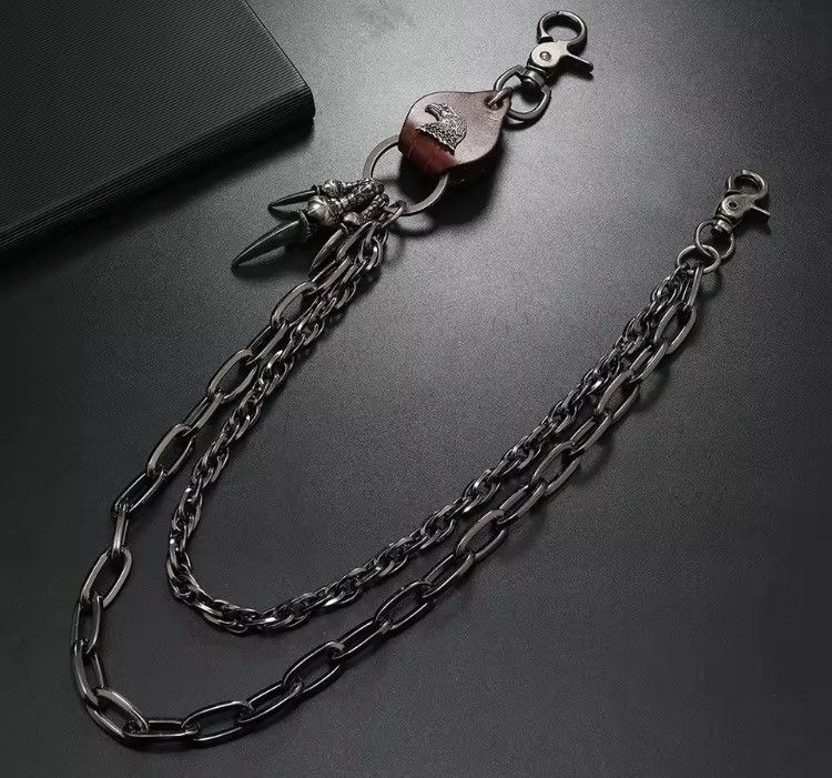 Jewelry Punk Rock Eagle Claw Wallet Chain Size ONE SIZE - 3 Thumbnail