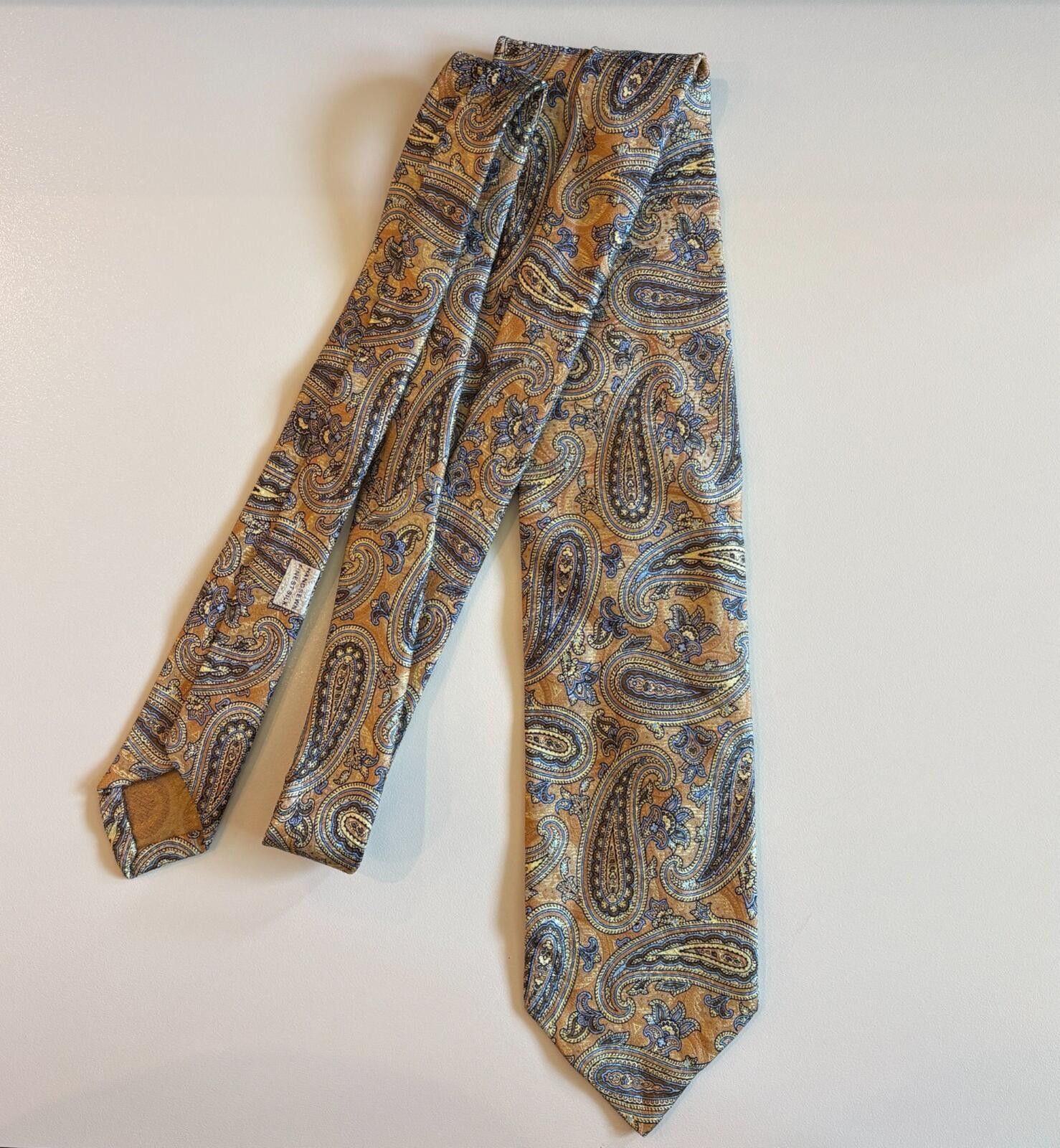 Robert Talbott Robert Talbott Seven Fold Tie Silk Paisley Luxury Hand Sewn Size ONE SIZE - 1 Thumbnail