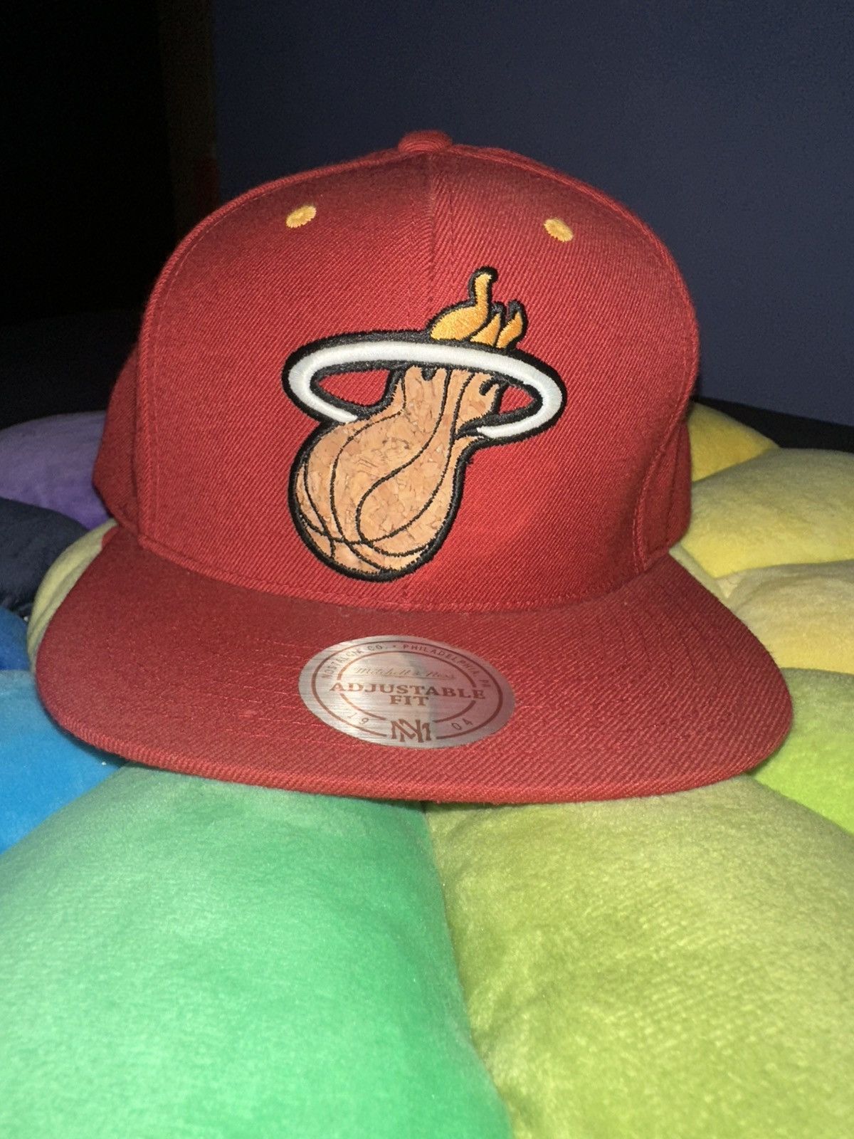 Mitchell & Ness Mitchell & Ness Miami Heat cork snapback Size ONE SIZE - 1 Thumbnail