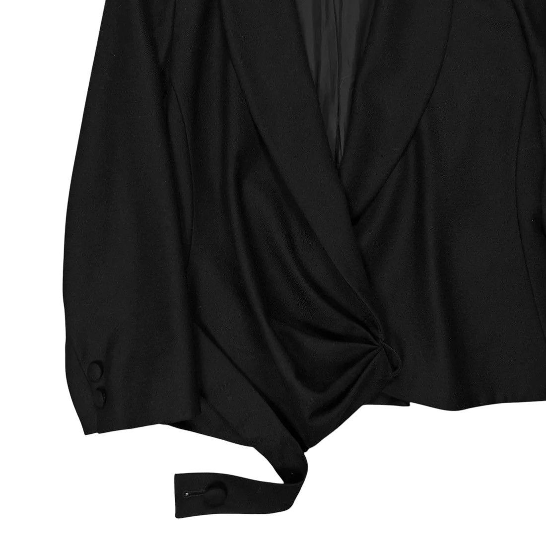 Balenciaga Balenciaga Asymmetric Belted Wool Jacket Size US S / EU 44-46 / 1 - 6 Thumbnail