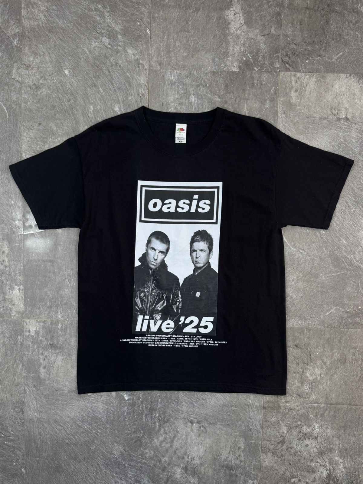 Band Tees Oasis Live ‘25 World Tour Pronto T-Shirt Black Size M Size US M / EU 48-50 / 2 - 1 Thumbnail