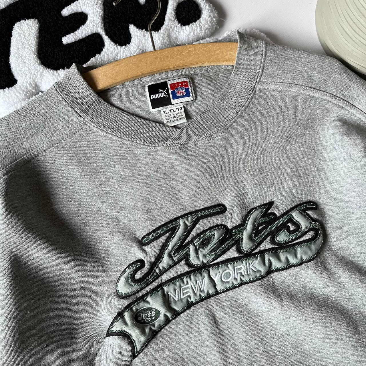 NFL × Puma Rare 90s Puma New York Jets NFL Sweatshirt XL Size US XL / EU 56 / 4 - 5 Thumbnail