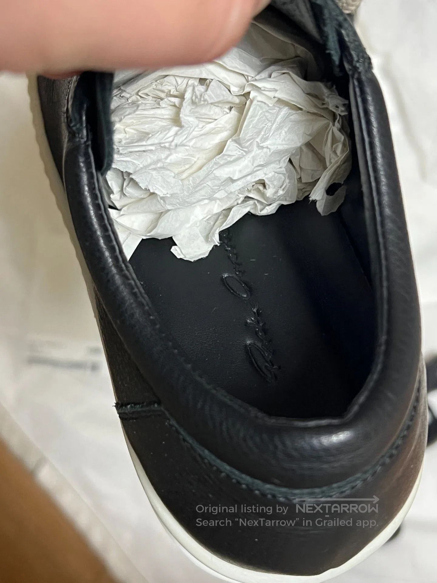 Rick Owens Rick Owens Main Line Black Leather Low. Size US 6 / IT 36 - 4 Thumbnail