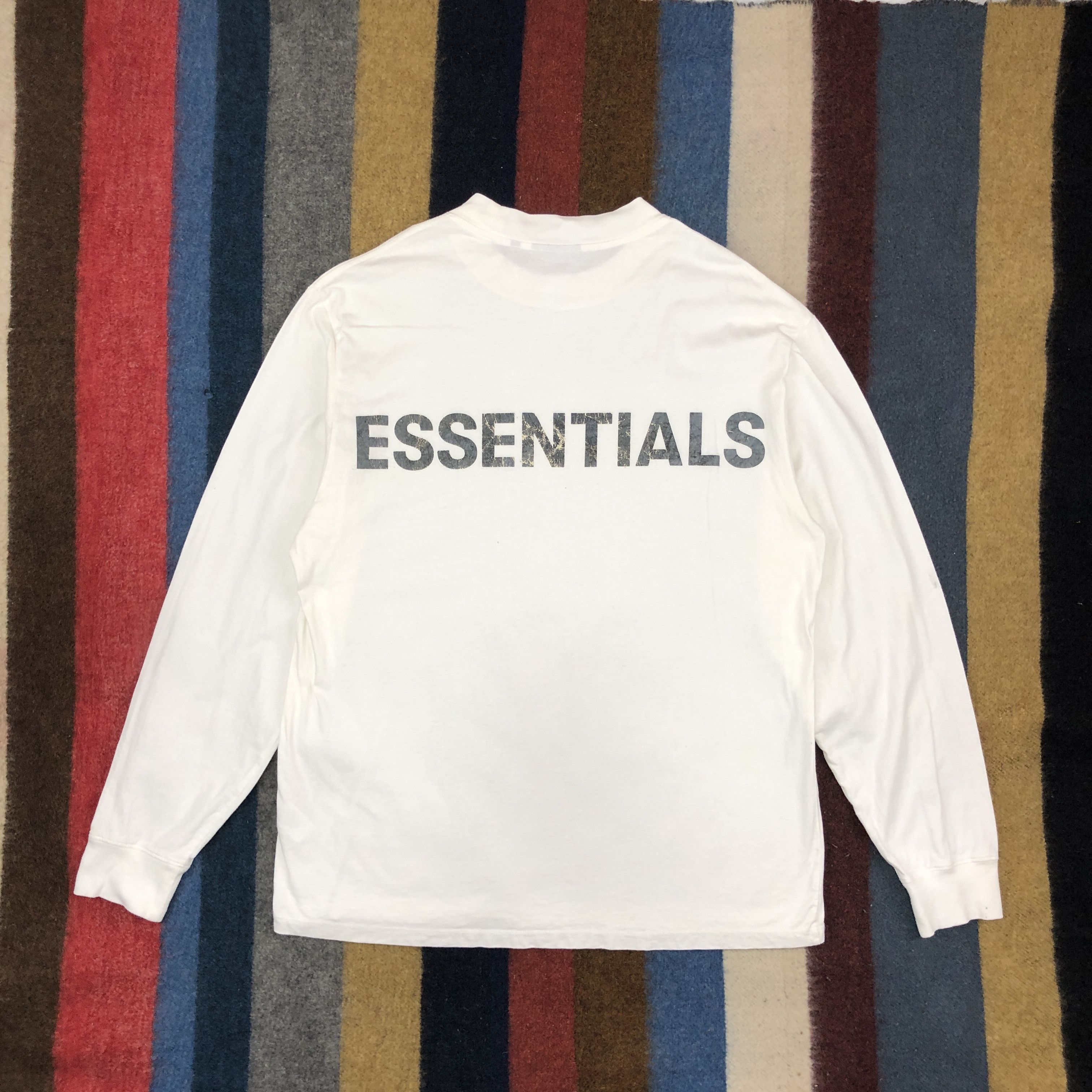 Fear of God FOG ESSENTIAL Long Sleeve T Shirt #1556/AZ Size US L / EU 52-54 / 3 - 1 Thumbnail