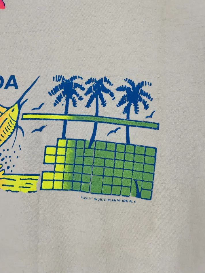 Vintage 90s Florida All Over Print Shirt Y2K Size US XL / EU 56 / 4 - 8 Thumbnail