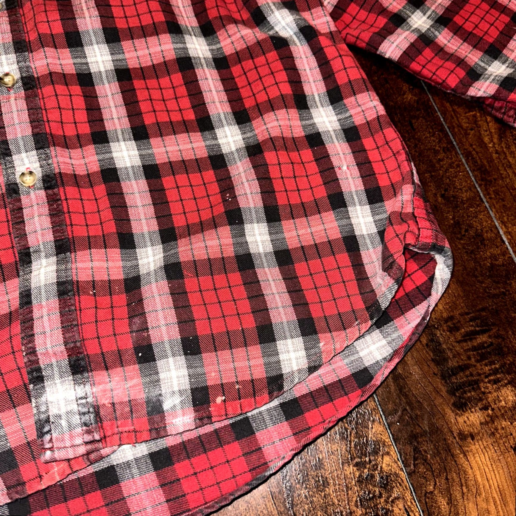 Vintage VINTAGE LL Bean Shirt Jacket Mens Medium Red Flannel Chore Barn Button Down Fall Basic Size US M / EU 48-50 / 2 - 4 Thumbnail