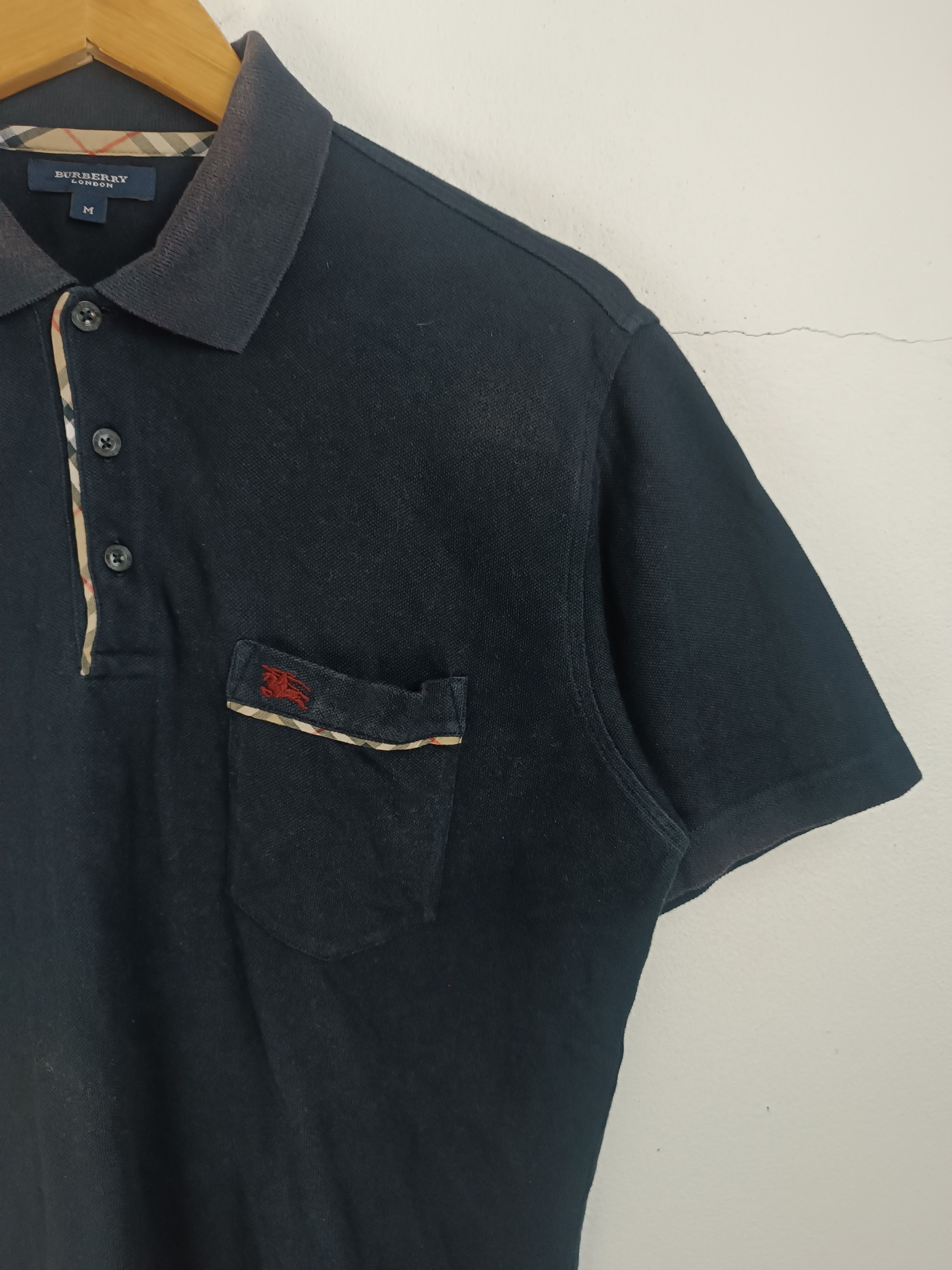 Burberry VINTAGE FADED BURBERRY POLOS VERY RARE Size US M / EU 48-50 / 2 - 8 Thumbnail