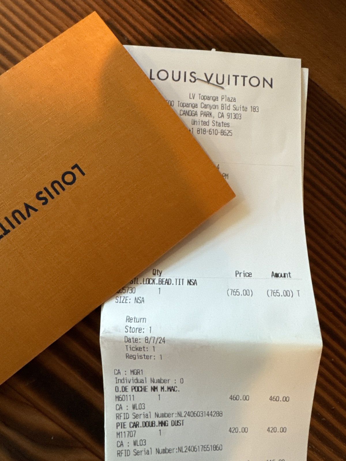 Louis Vuitton Louis Vuitton Double Card Holder Size ONE SIZE - 6 Thumbnail