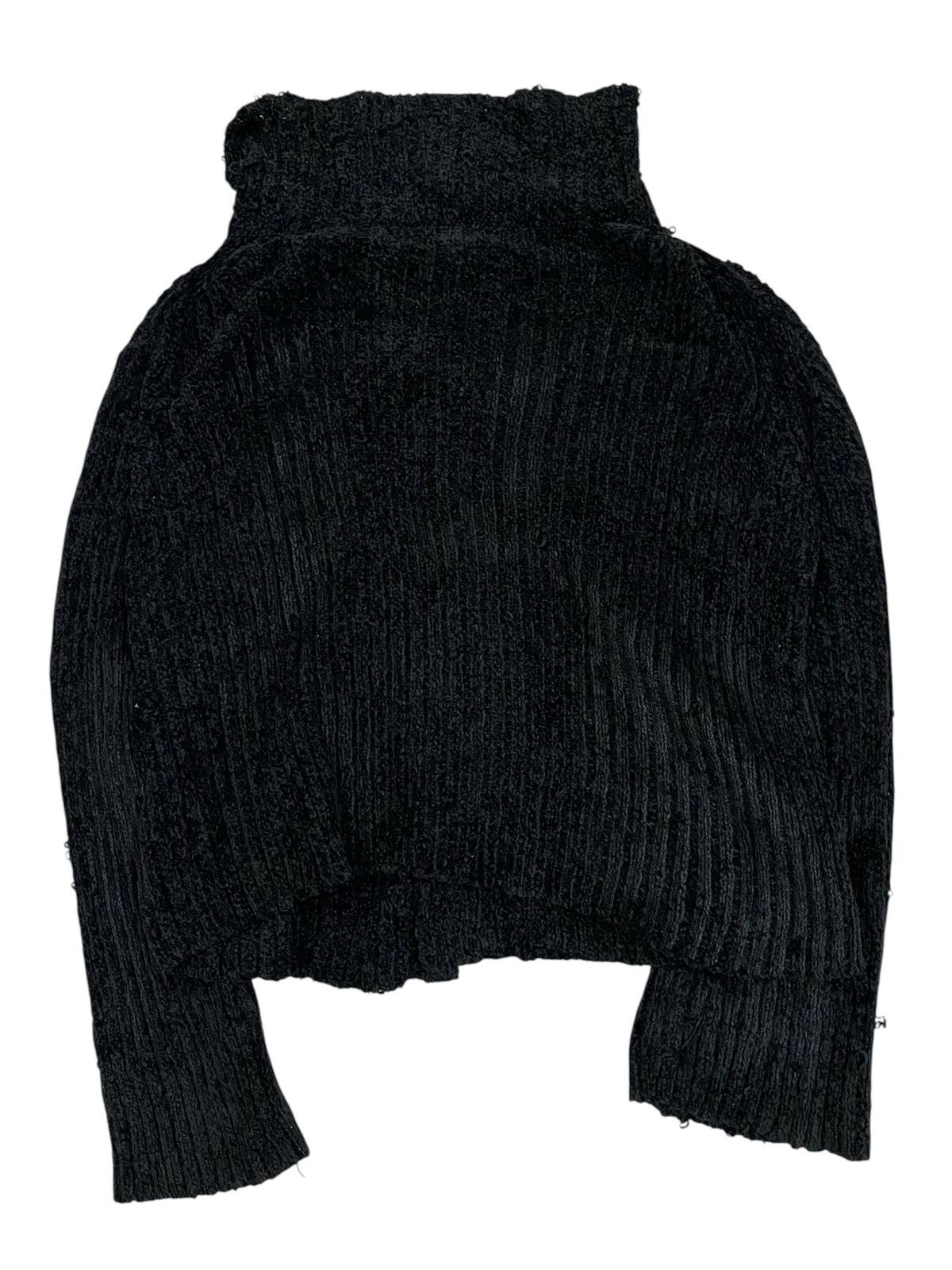 Comme des Garcons Comme des Garçons Tricot Vintage Black Boucle Knit Cardigan Size M / US 6-8 / IT 42-44 - 3 Thumbnail