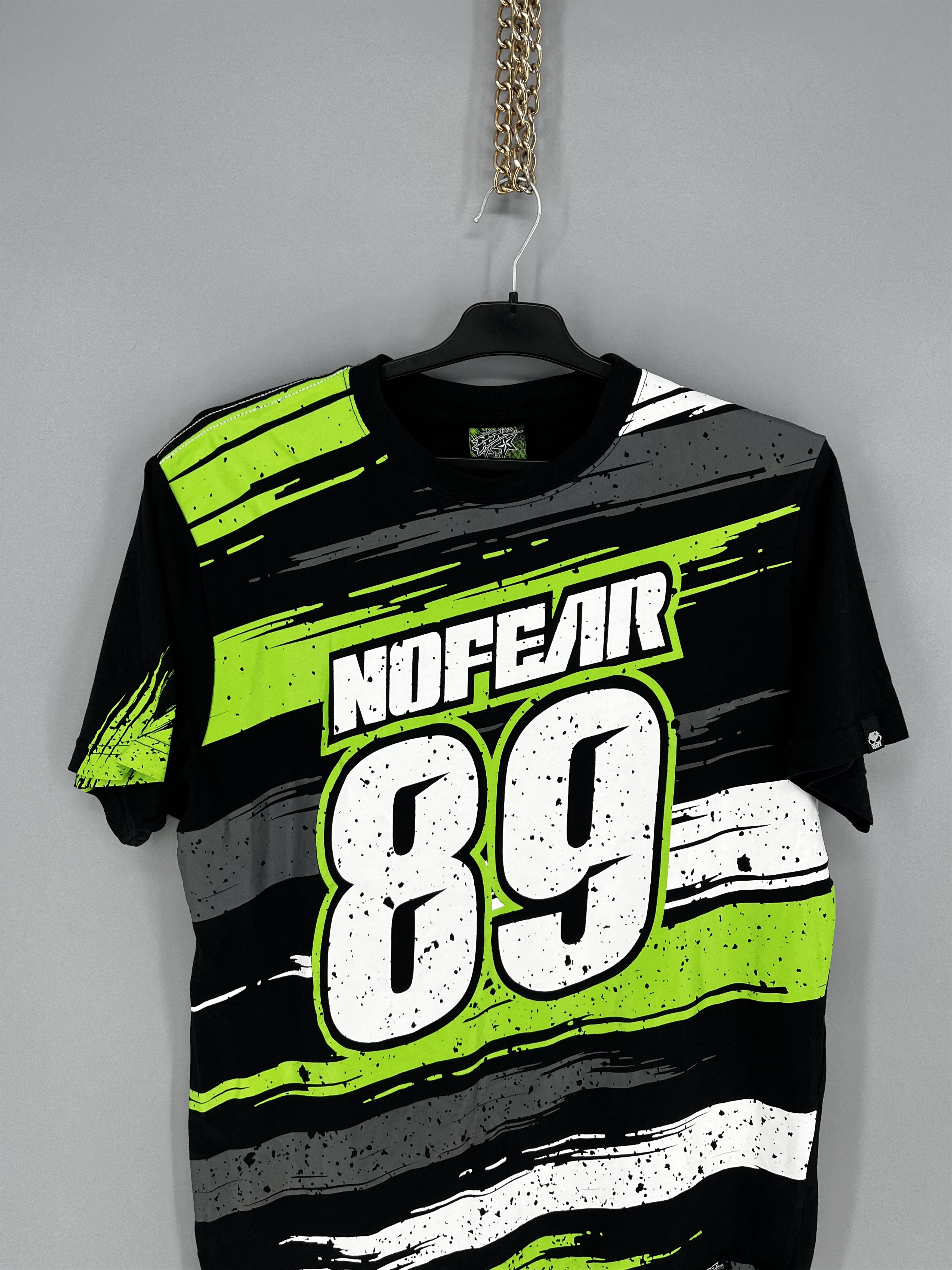 No Fear Y2k Vintage No Fear Overprint Fox Racing Monster Energy Tee Size US M / EU 48-50 / 2 - 6 Thumbnail