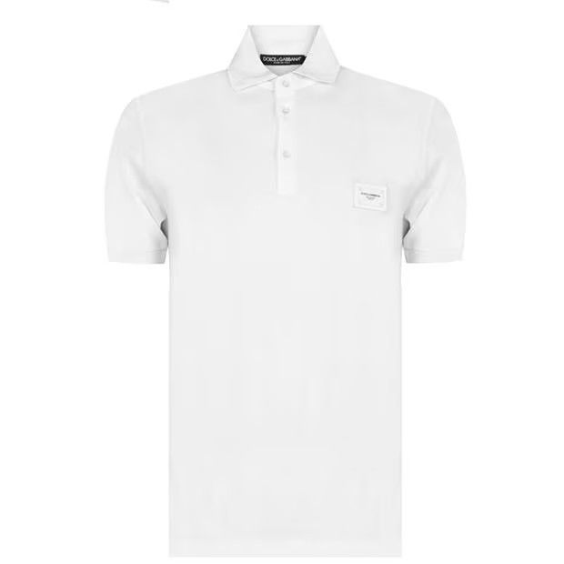 image of Dolce Gabbana O1G2R1Mq0324 Polo Shirts In Bianca, Men's (Size 2XL)