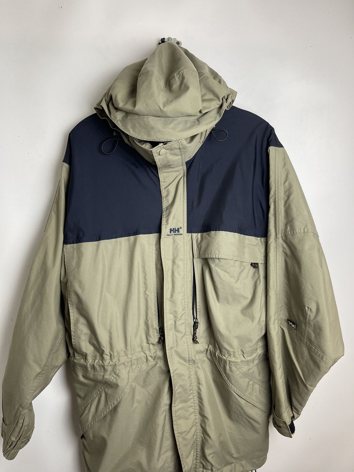 Helly Hansen × Vintage Vintage Helly Hansen Gorpcore Light Jacket Rain True Fade Size US XL / EU 56 / 4 - 1 Thumbnail