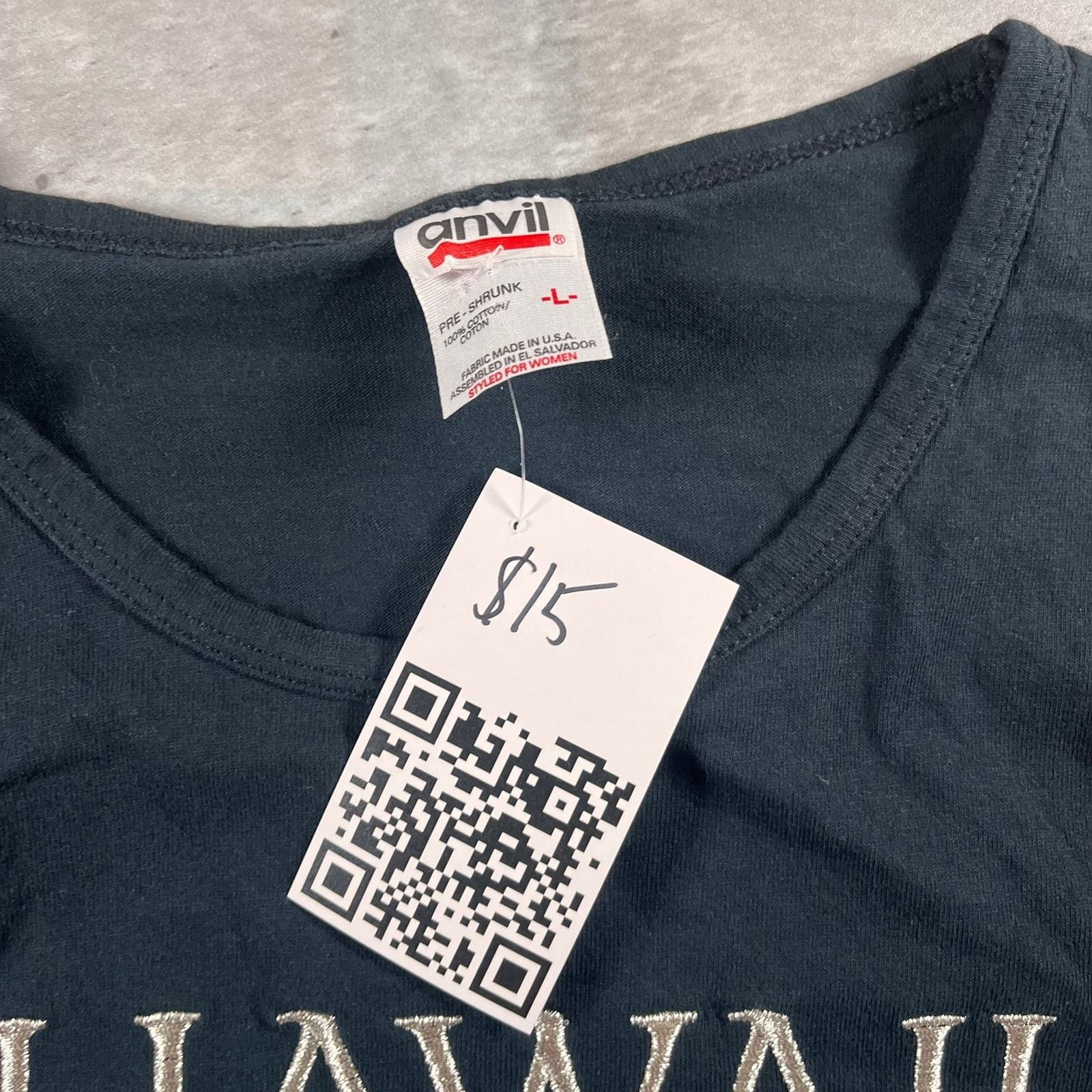 Anvil Vintage Hawaiian T-shirt Size US L / EU 52-54 / 3 - 2 Thumbnail