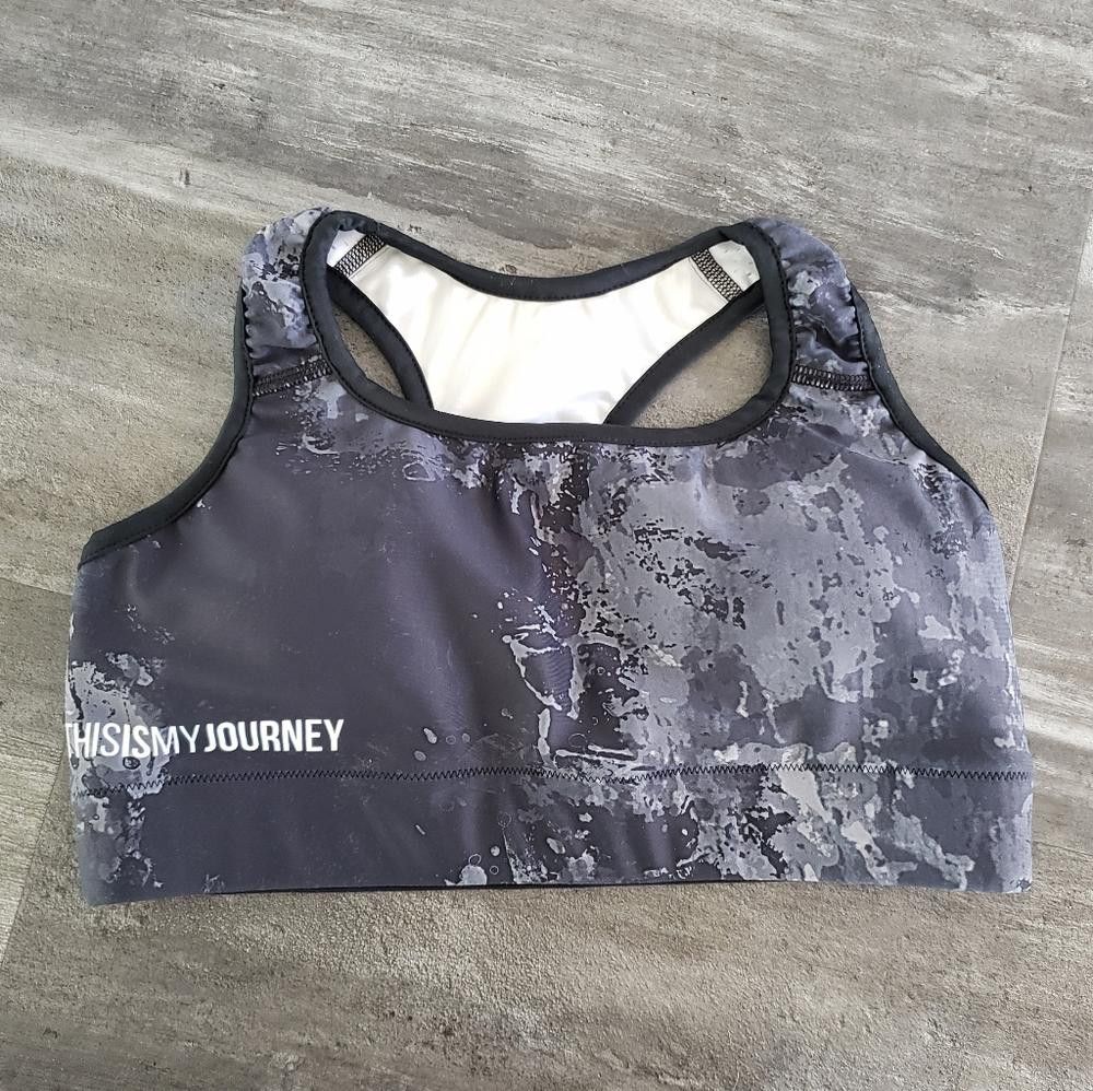 Designer Slate | Shaun T | This Is My Journey Sport Bra Size ONE SIZE - 3 Thumbnail