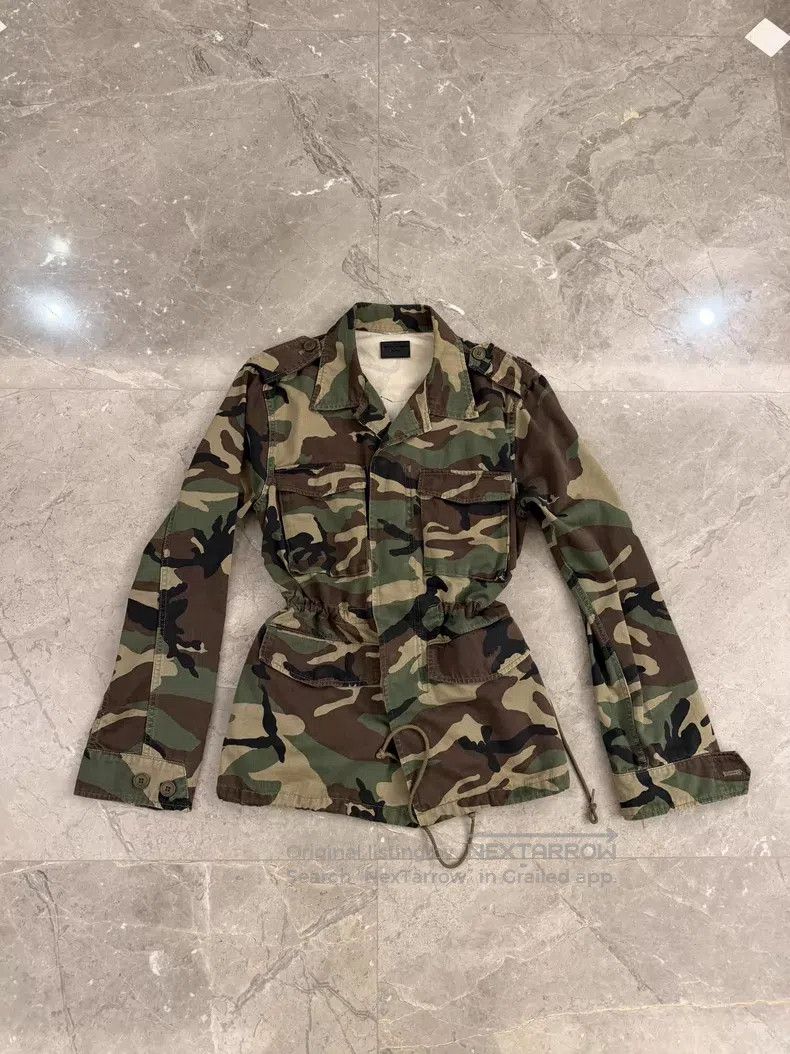 Saint Laurent Paris Saint Laurent Paris Camouflage Embroidered Utility Drawcor Size US S / EU 44-46 / 1 - 3 Thumbnail