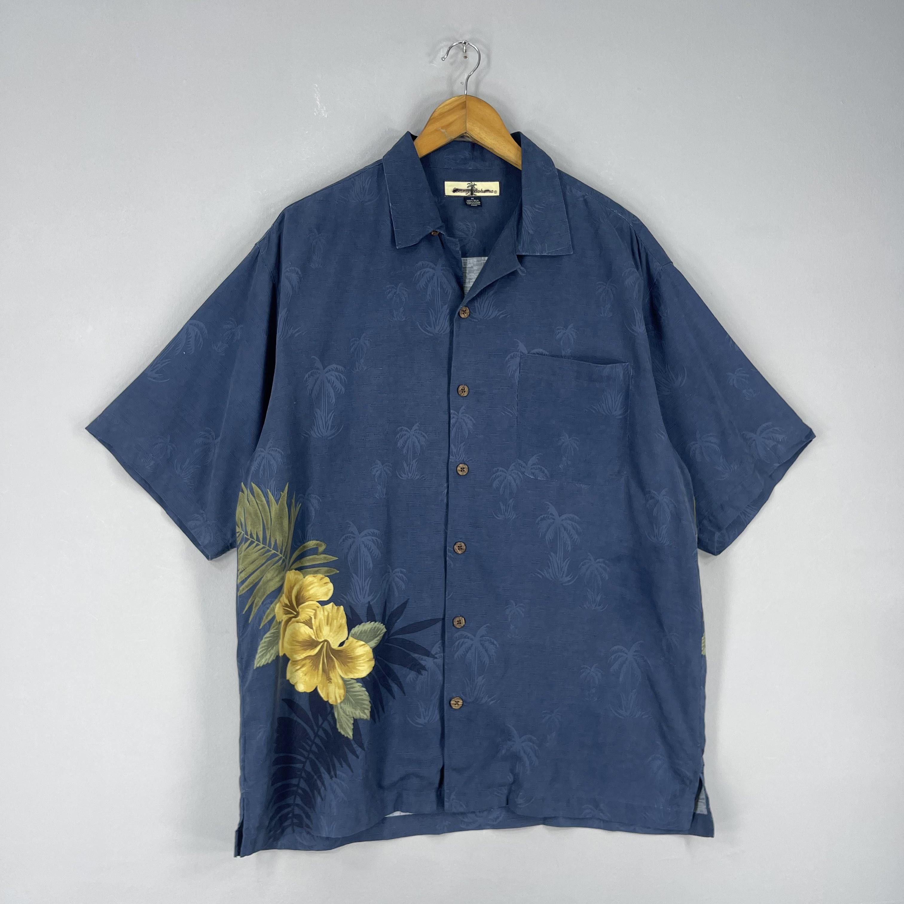 Tommy Bahama Vintage TOMMY BAHAMA Hawaii Tropical Beach Floral Silk Shirt Size US M / EU 48-50 / 2 - 4 Thumbnail