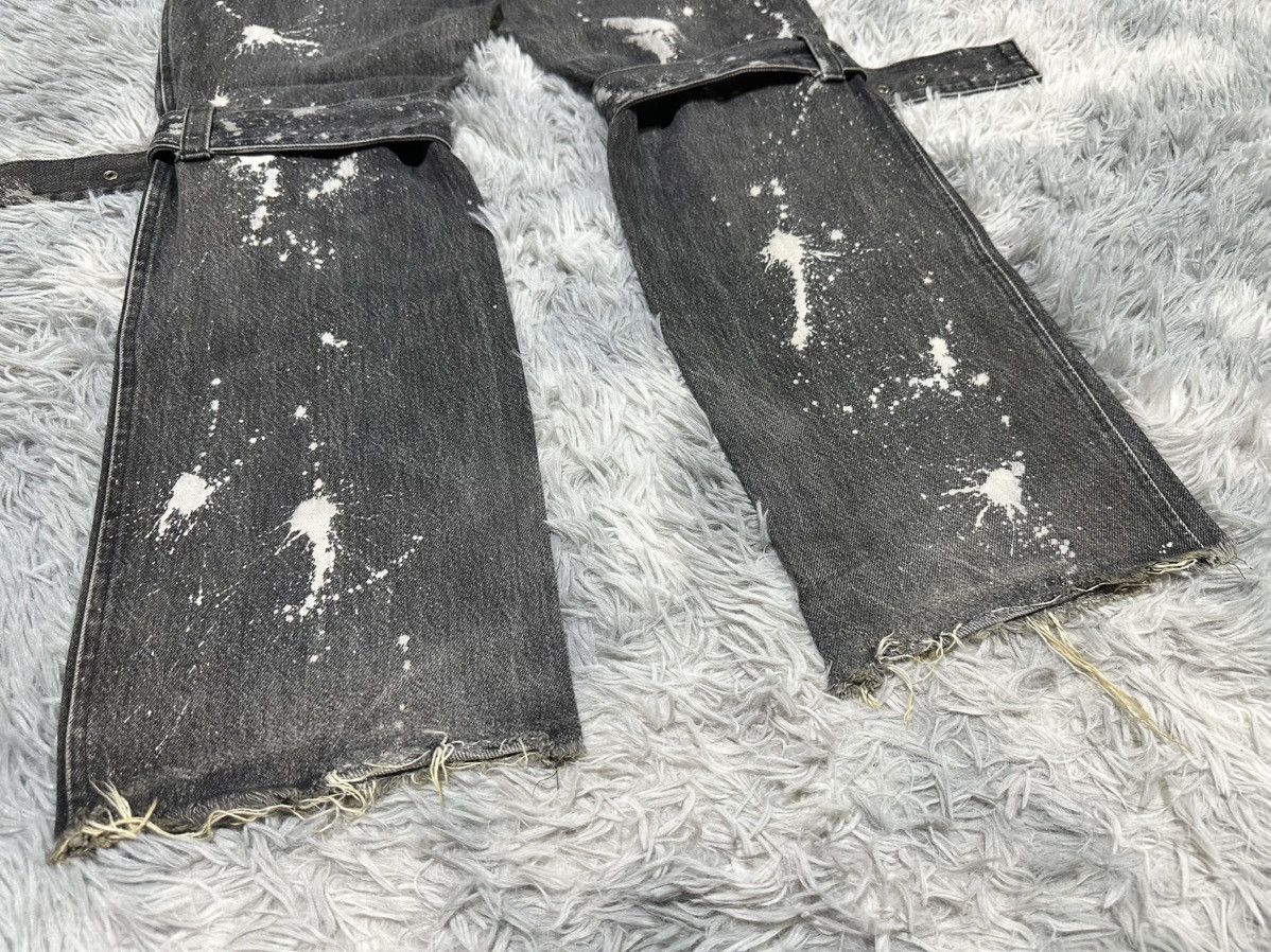 No Future 🔥Sick Y2K No Future Bondage Denim Distressed Punk Size US 32 / EU 48 - 9 Thumbnail