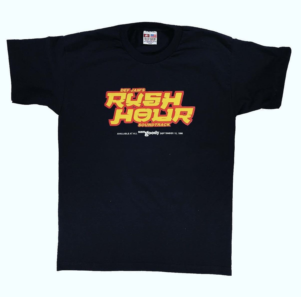 SICK Rush Hour Soundtrack Def Jam Sam Goody Bootleg Tee