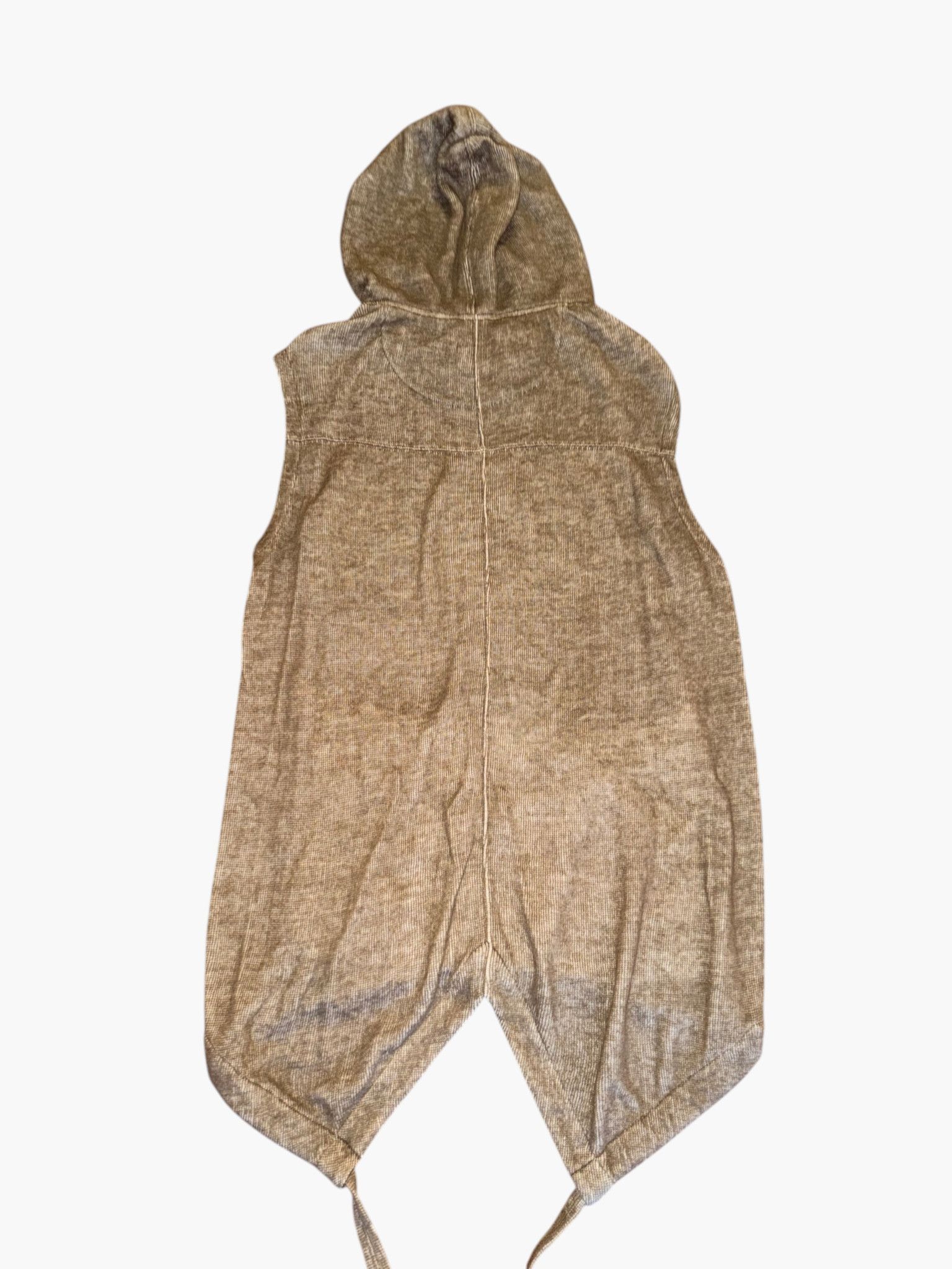 Maharishi Maharishi - Hemp/Cotton Marl Gilet Hoodie with Split Hem Size US S / EU 44-46 / 1 - 2 Thumbnail