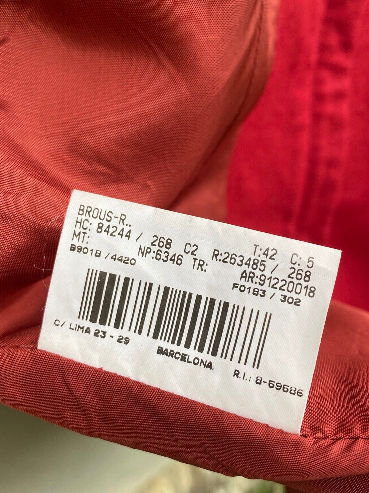 Burberry Burberry London Red Wool Ladies Blazer Size M / US 6-8 / IT 42-44 - 8 Thumbnail