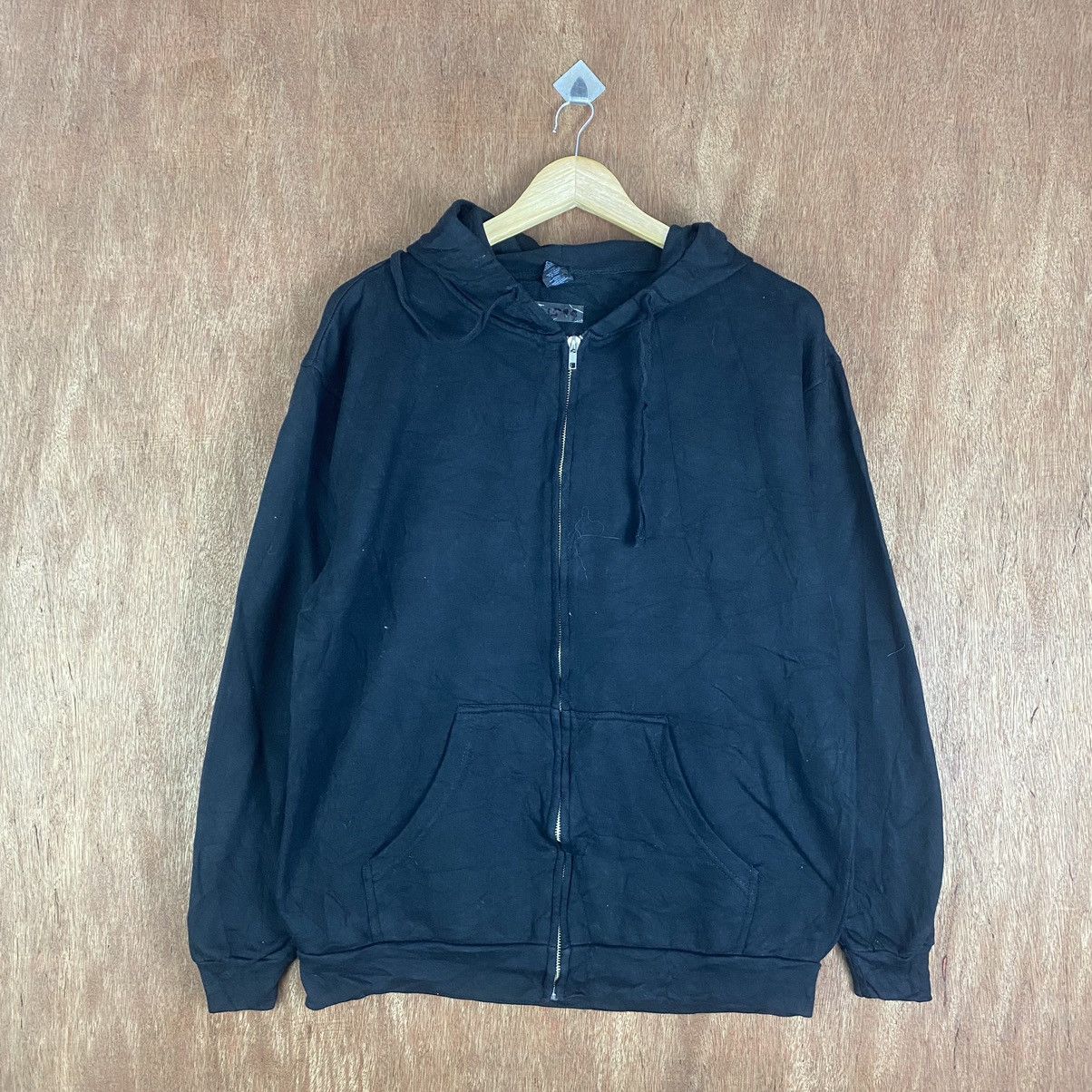 Tultex × Vintage Tultex On Fire Sweater Hoodie Vintage#K01594 Size US L / EU 52-54 / 3 - 3 Thumbnail
