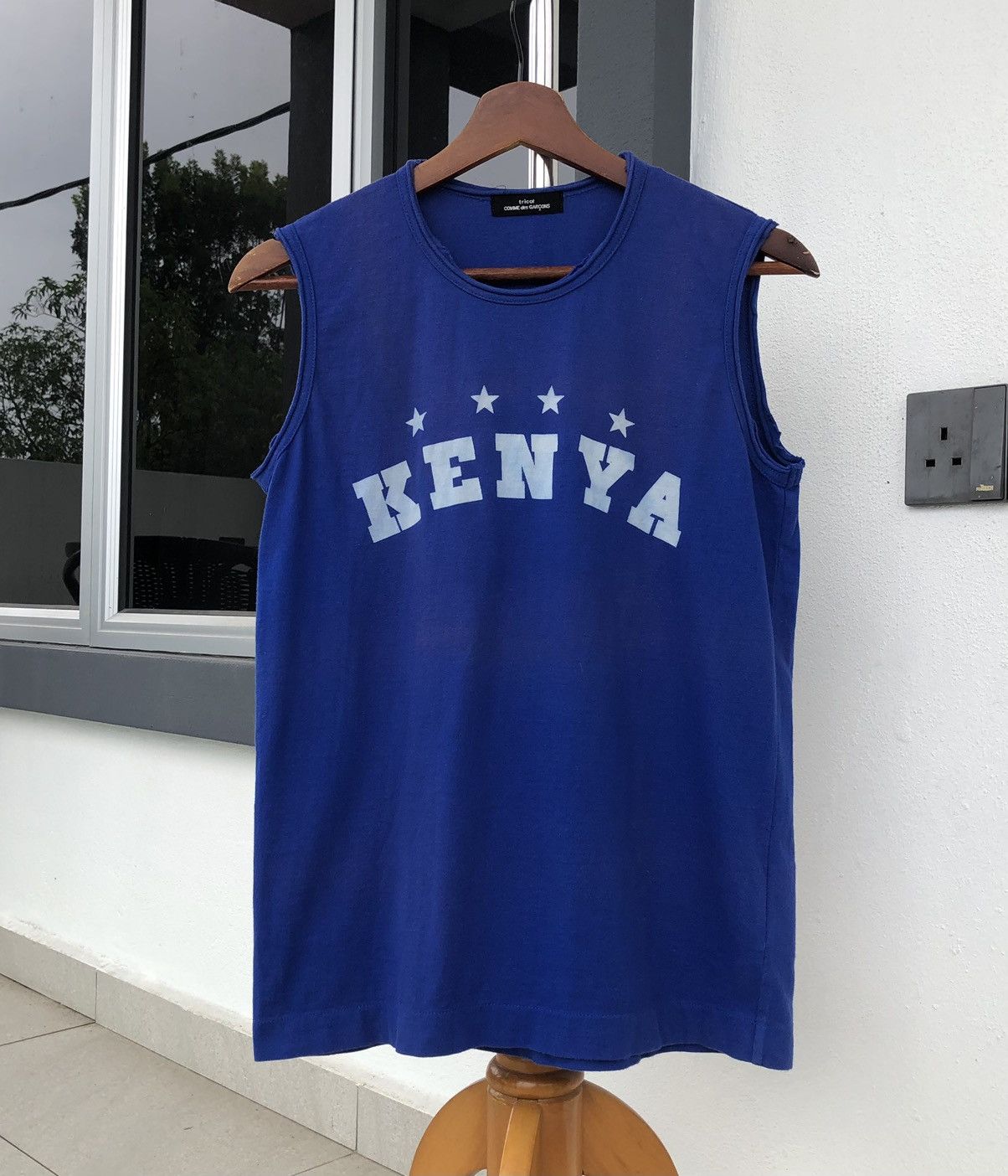 Comme des Garcons Rare Tricot CDG “KENYA” Comme des Garçons Blue Vest Size US XS / EU 42 / 0 - 9 Thumbnail