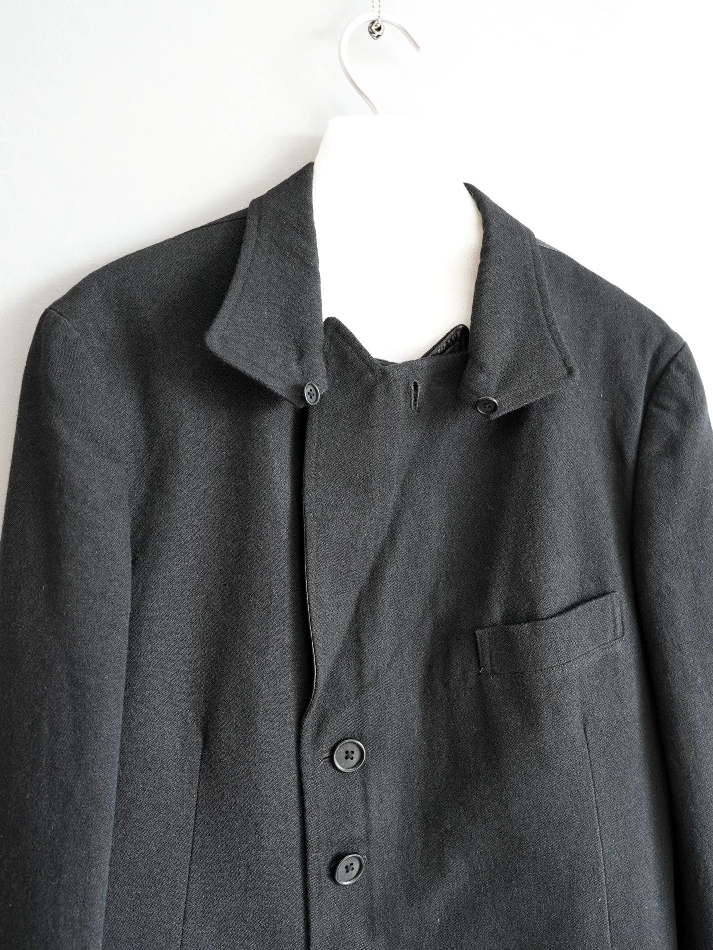 Yohji Yamamoto Yohji Yamamoto 13AW Colorblock Leather Zip Runway Jacket Size US M / EU 48-50 / 2 - 5 Thumbnail
