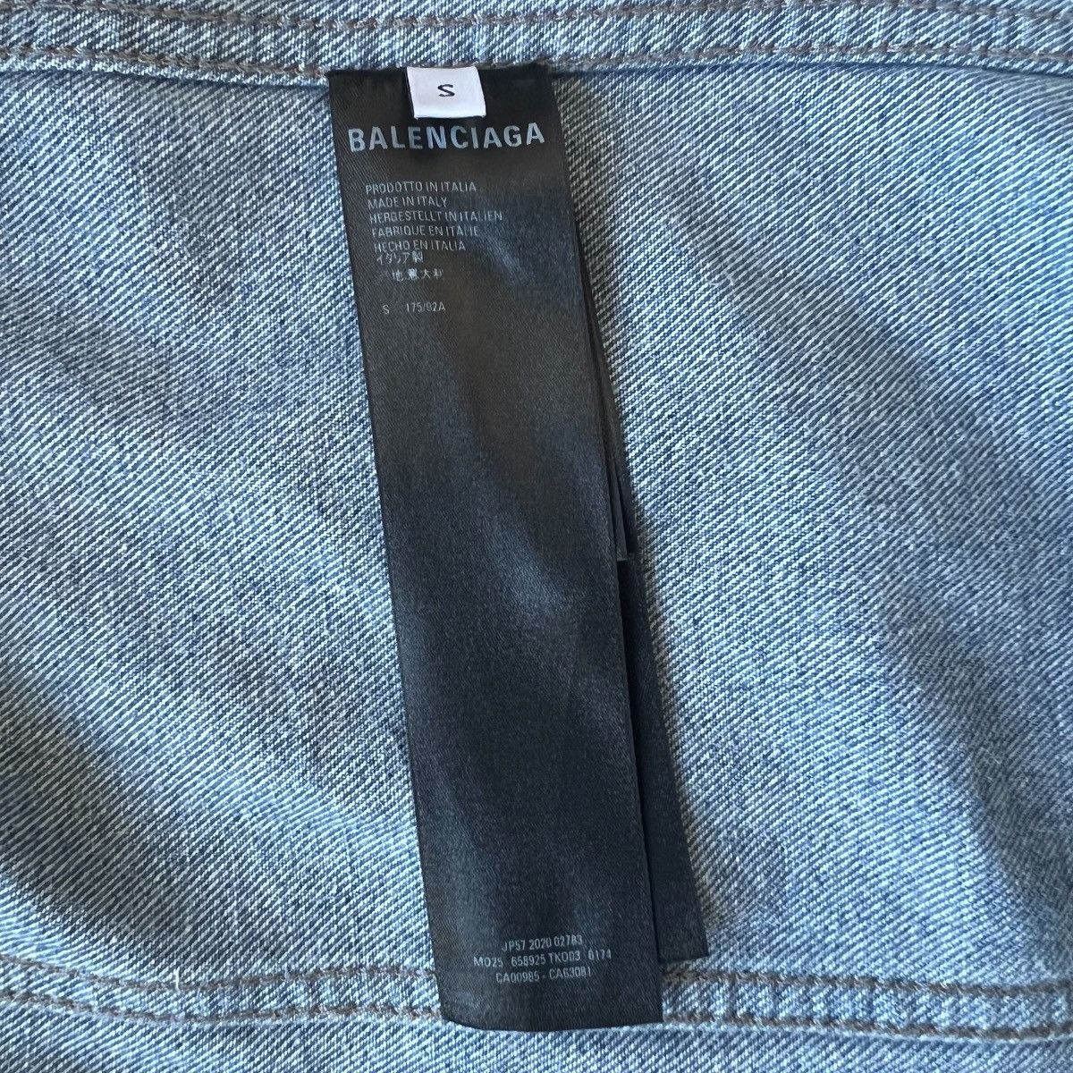 Balenciaga BALENCIAGA 2021AW Hybrid Colorblock Parka Denim Jacket Size US M / EU 48-50 / 2 - 6 Thumbnail
