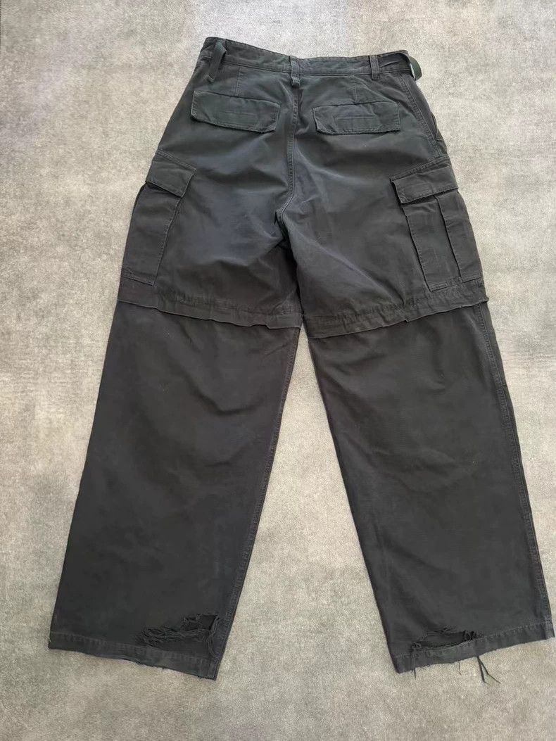 Balenciaga Balenciaga size S Work pants, splash ink to make old desig Size US 27 - 2 Thumbnail