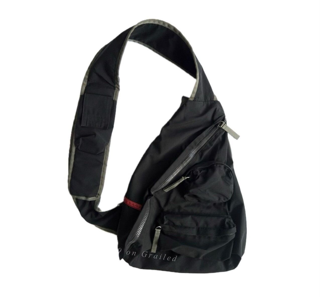 Prada Vintage Prada Linea Rossa Nylon Crossbody Bag Size ONE SIZE - 1 Thumbnail