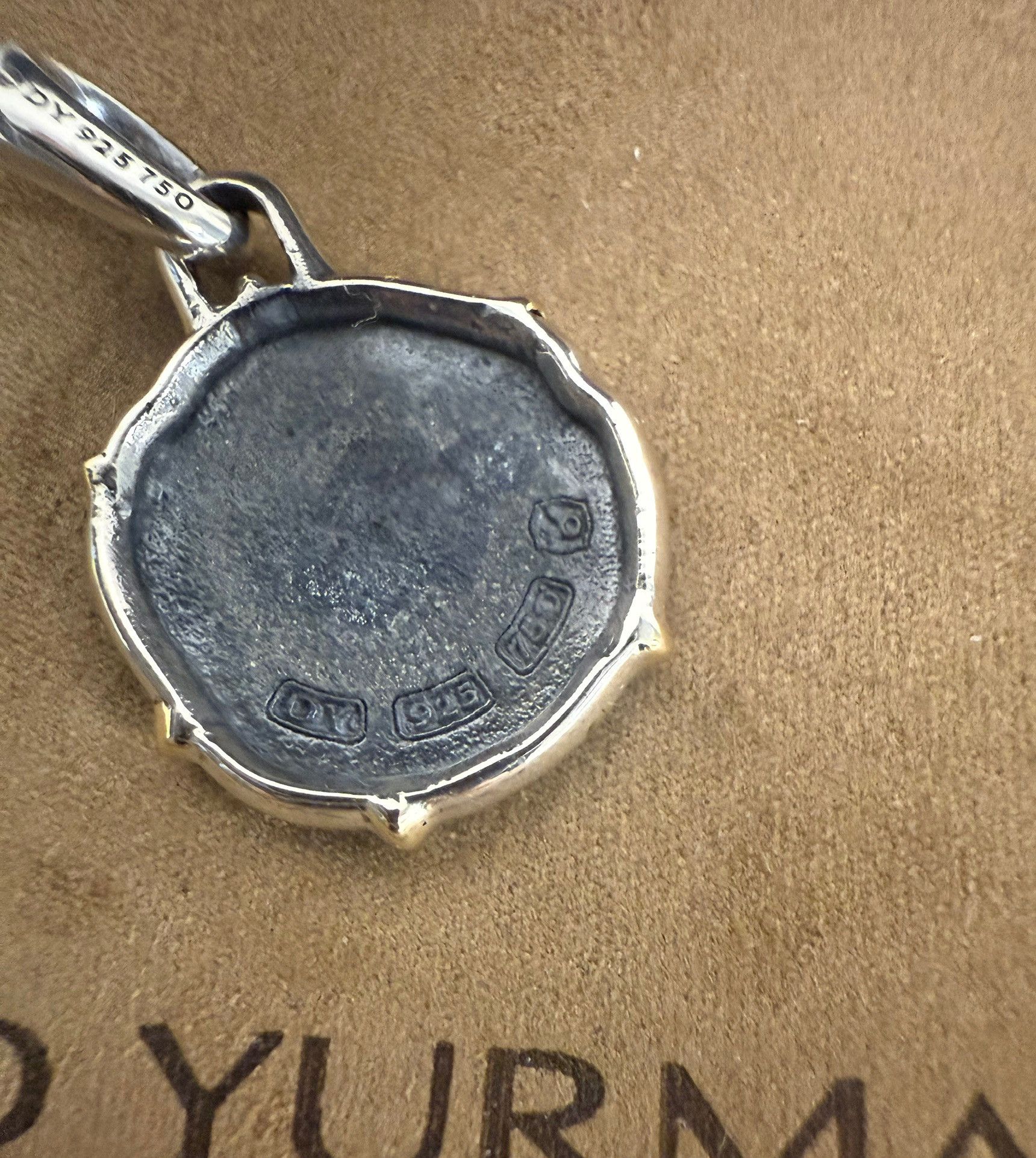 David Yurman Taurus Sterling Silver/18K Gold Pendant Size ONE SIZE - 2 Thumbnail