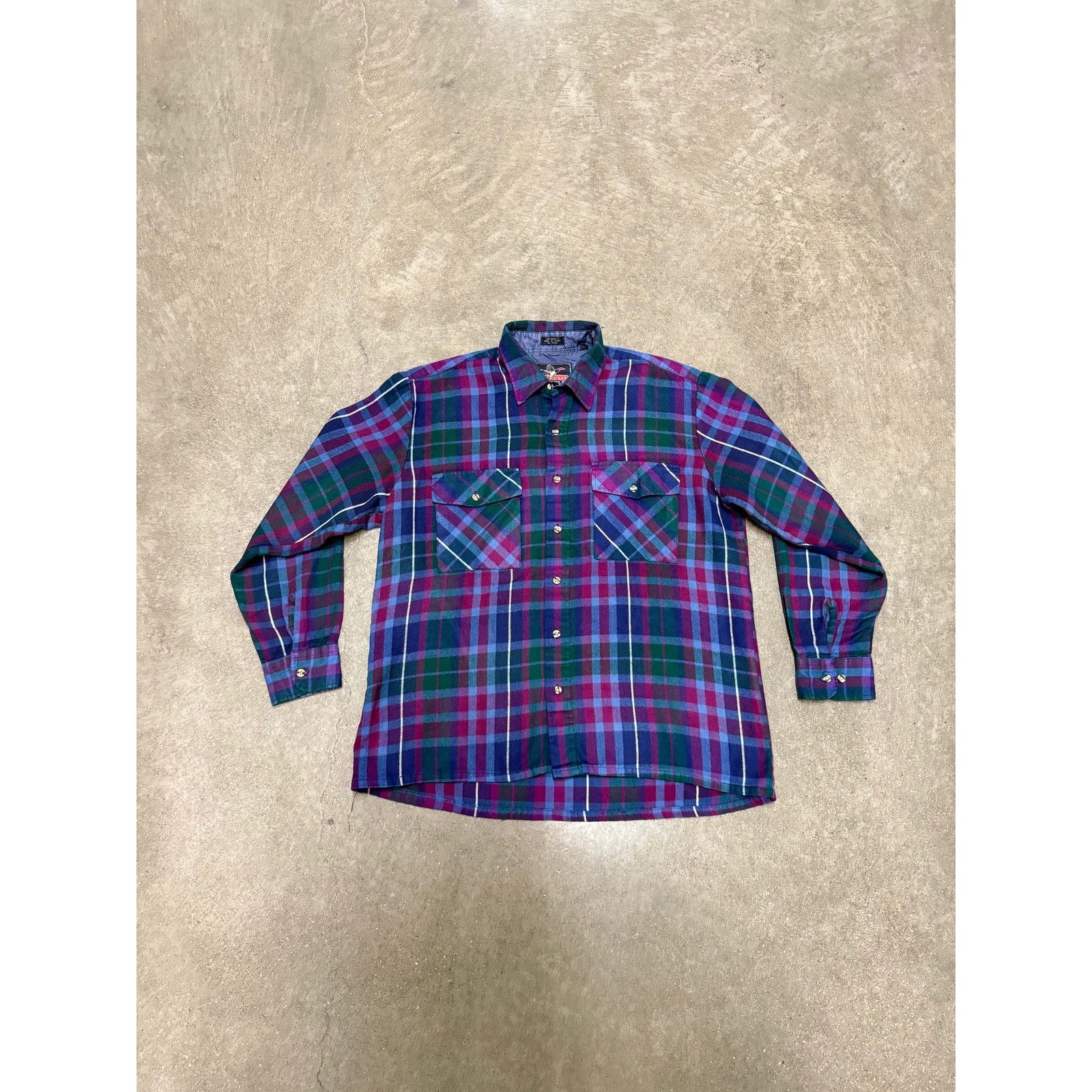 Vintage Vintage Y2K/90s Outdoor Flannel Shirt Size US L / EU 52-54 / 3 - 1 Thumbnail
