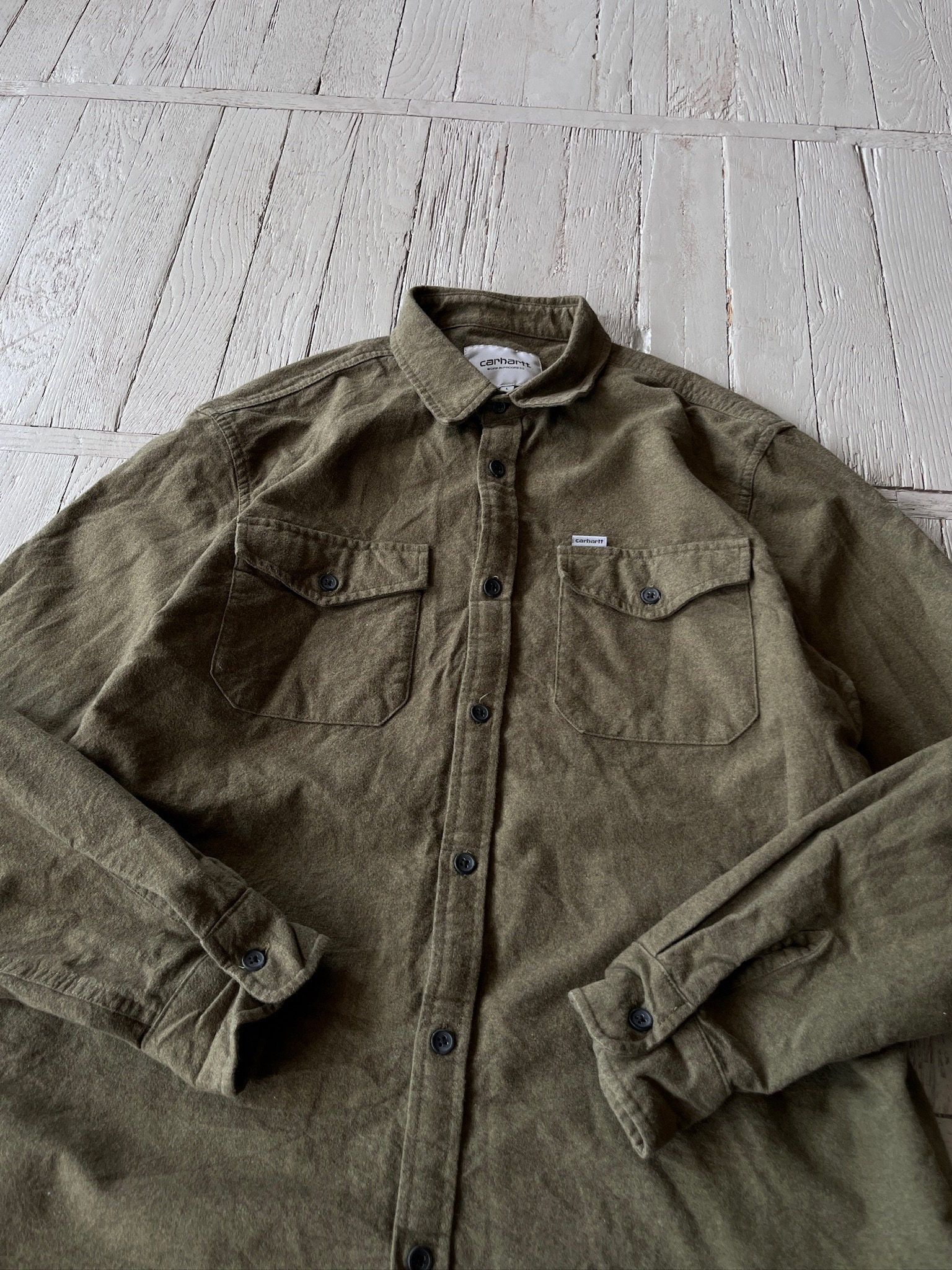 Carhartt Carhartt WIP Collared Button Up Utility Style Shirt Size US L / EU 52-54 / 3 - 5 Thumbnail