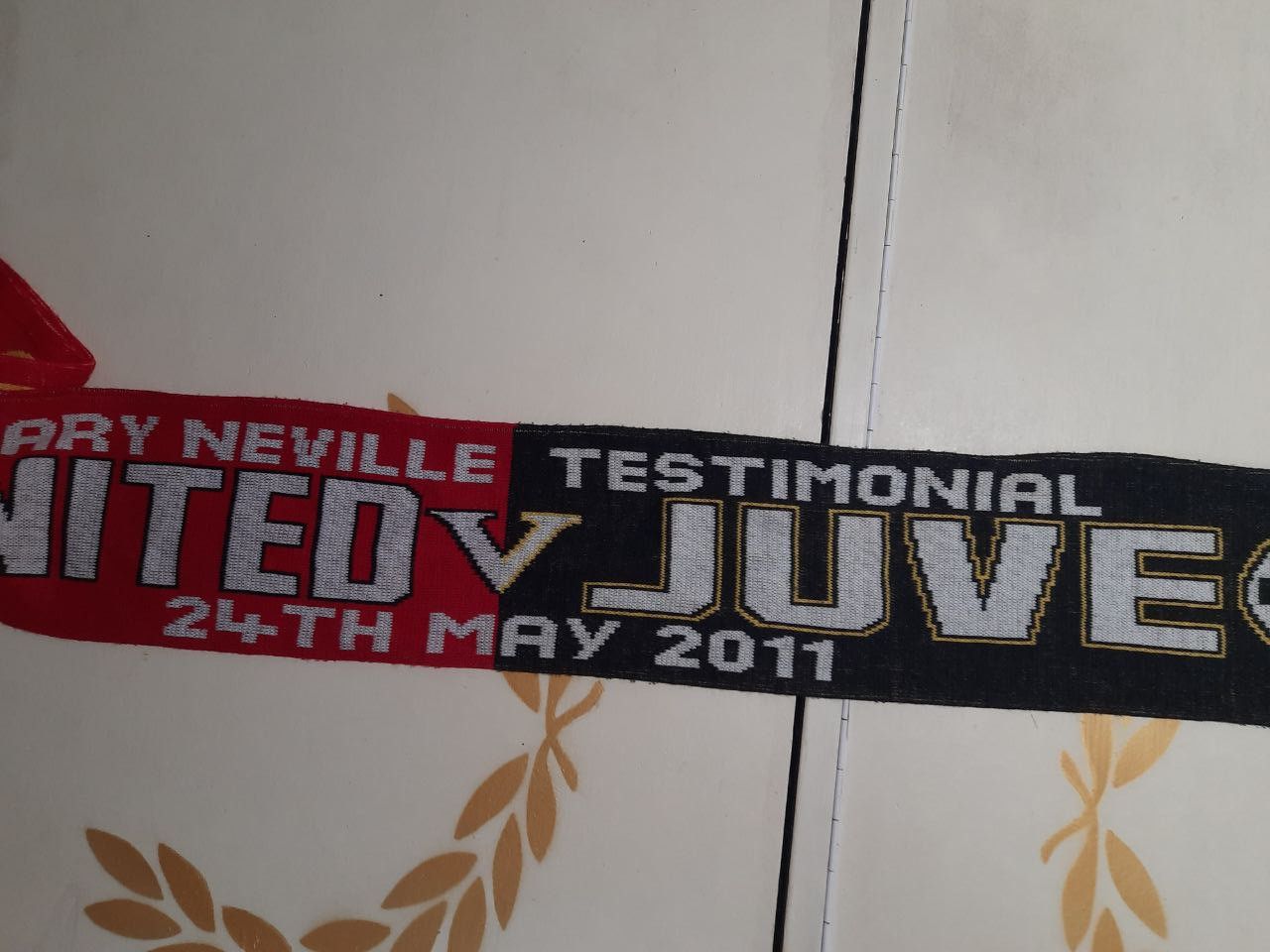 Other Match Day MUFC X Juve 24th May 2011 Scarf Size ONE SIZE - 6 Thumbnail