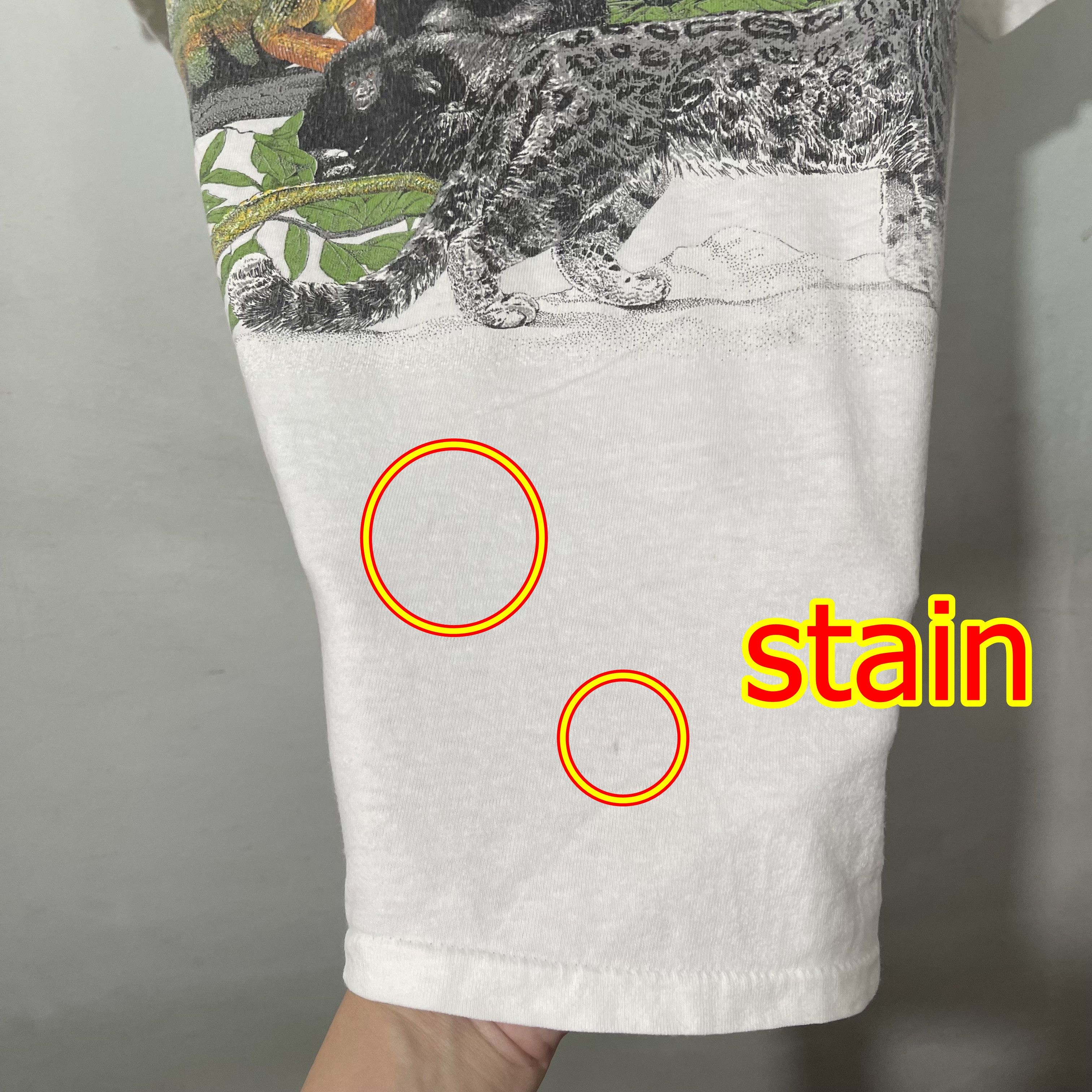 Vintage 80s Animal Print Graphic Shirt