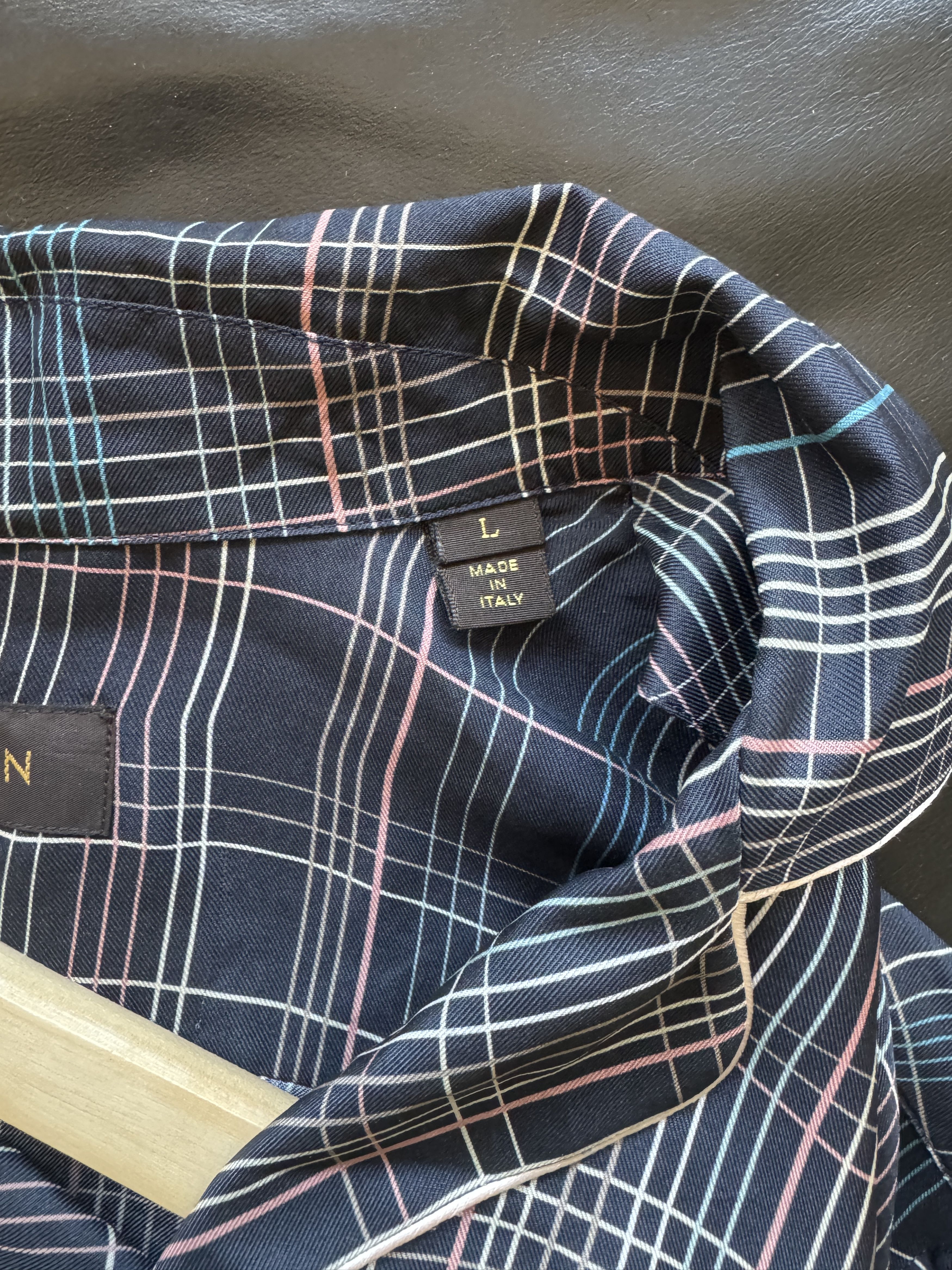 Louis Vuitton Prêt-à-Partir Silk Pyjama Shirt Size US L / EU 52-54 / 3 - 13 Thumbnail
