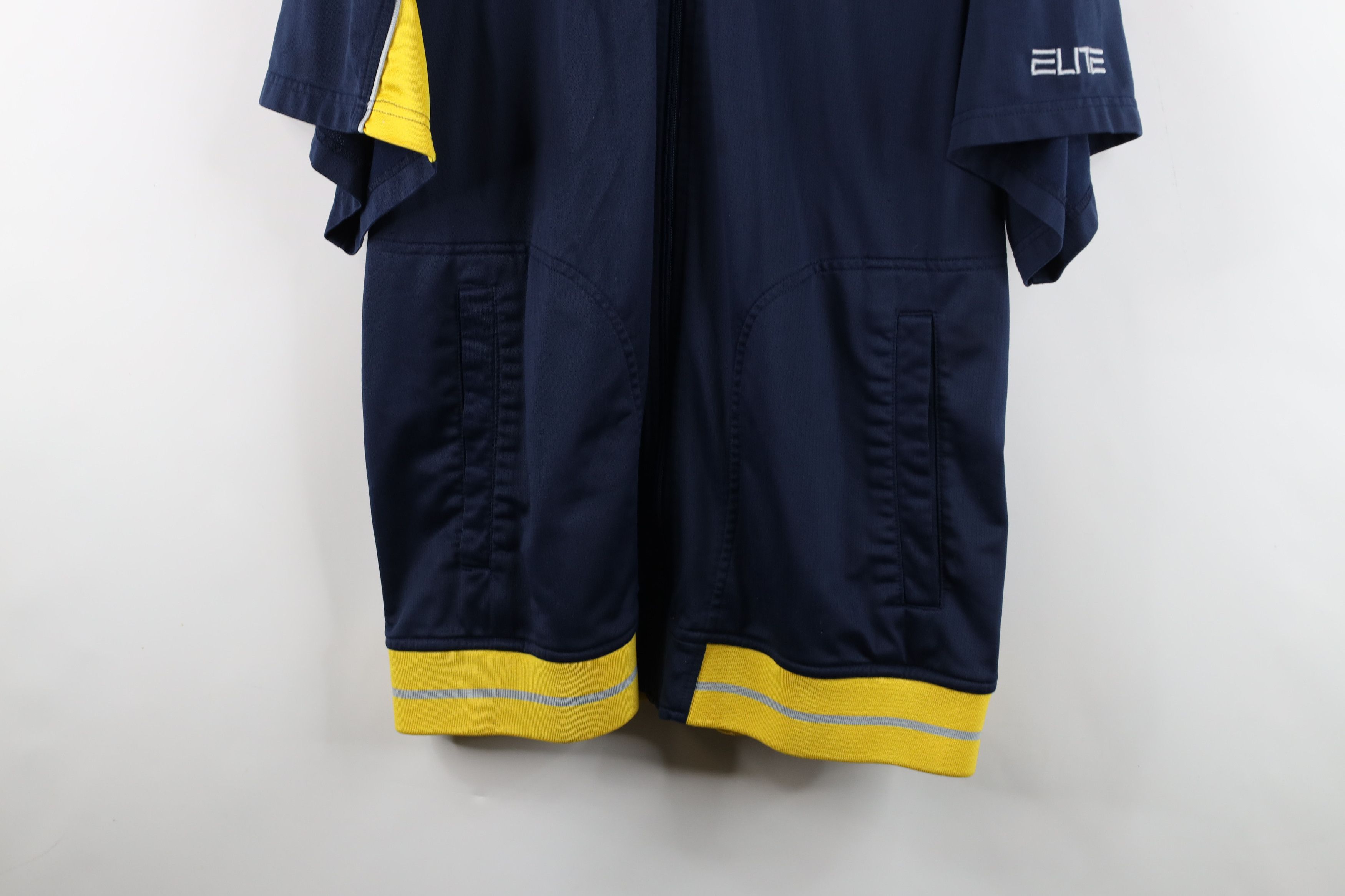 Nike × Vintage Vintage Nike Elite University of Michigan Warm Up Jacket Size US L / EU 52-54 / 3 - 3 Thumbnail