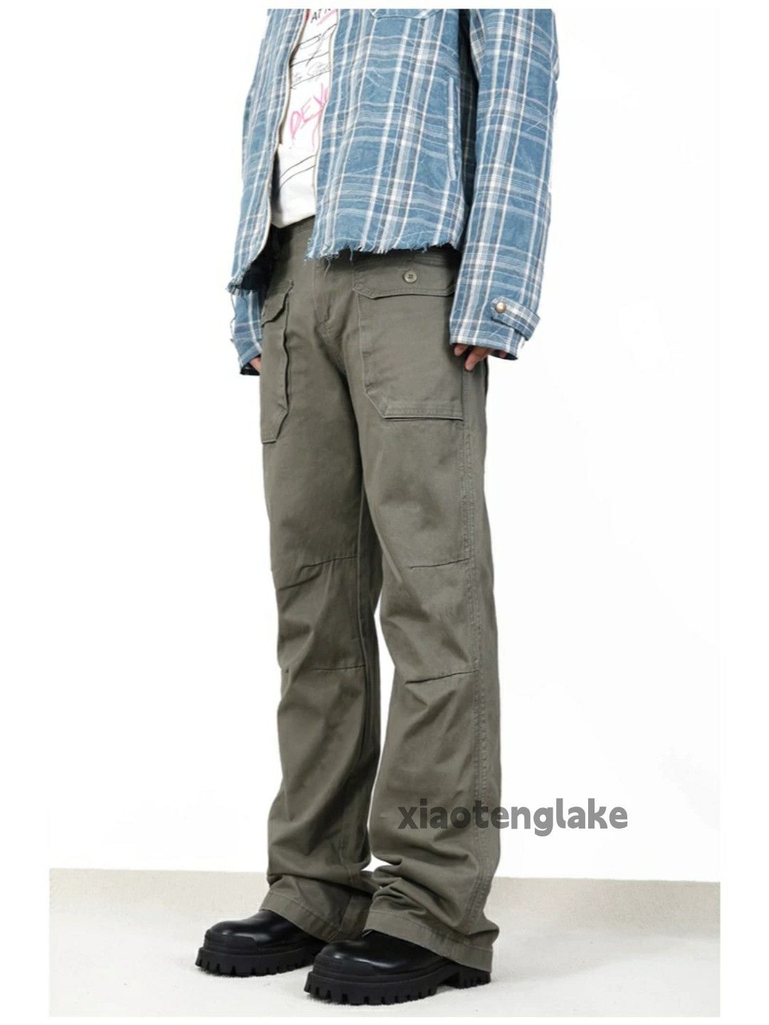 Designer × Japanese Brand × Vintage washed faded cleanfit utility military outdoor cargo pants Size US 32 / EU 48 - 3 Thumbnail