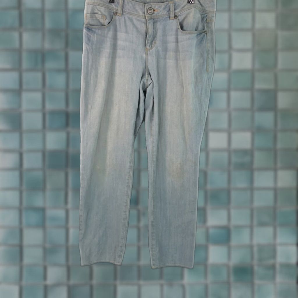 Vintage LC Lauren Conard Denim Jeans Women's 34X27 Size 10 Blue Casual Straight Regular Size 32" / US 10 / IT 46 - 1 Thumbnail