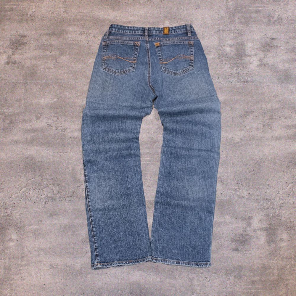 If Six Was Nine Vintage Y2K Arua Bootcut Mid Wash Baggy Denim Jeans Size US 29 - 1 Thumbnail