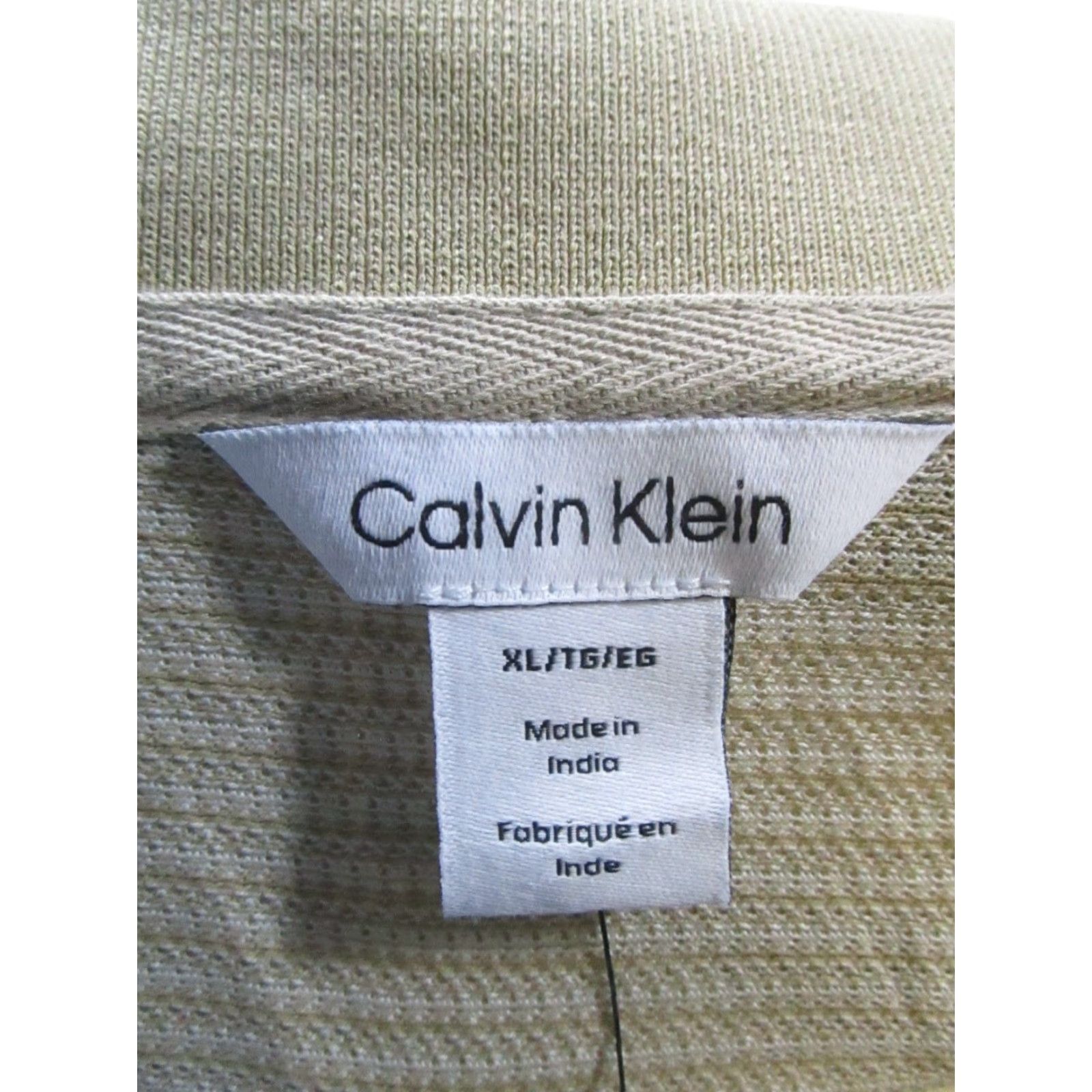 Calvin Klein Calvin Klein Polo Shirt Mens XL Yellow Golf Cotton Size US XL / EU 56 / 4 - 3 Thumbnail
