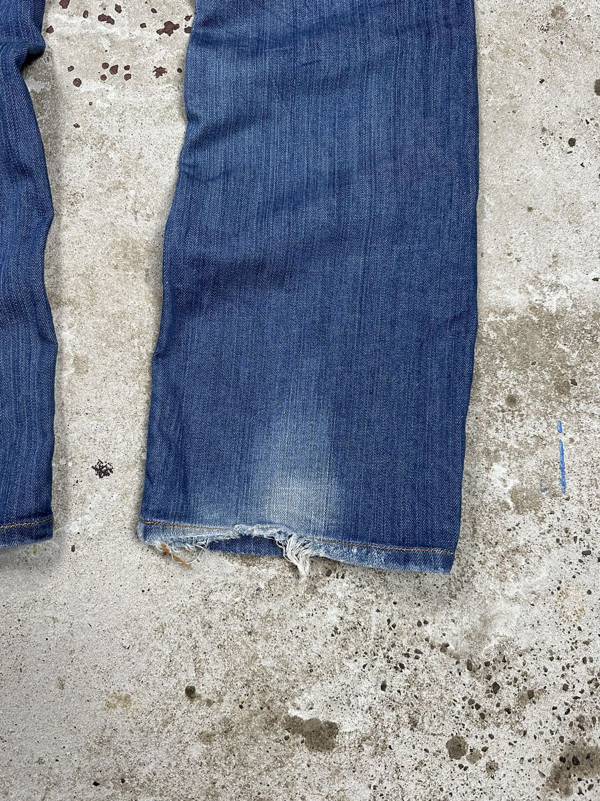 If Six Was Nine × Japanese Brand × Vintage Vintage Y2K Flare Cargo Carpenter Denim Pants Jeans Bootcut Size US 32 / EU 48 - 8 Thumbnail