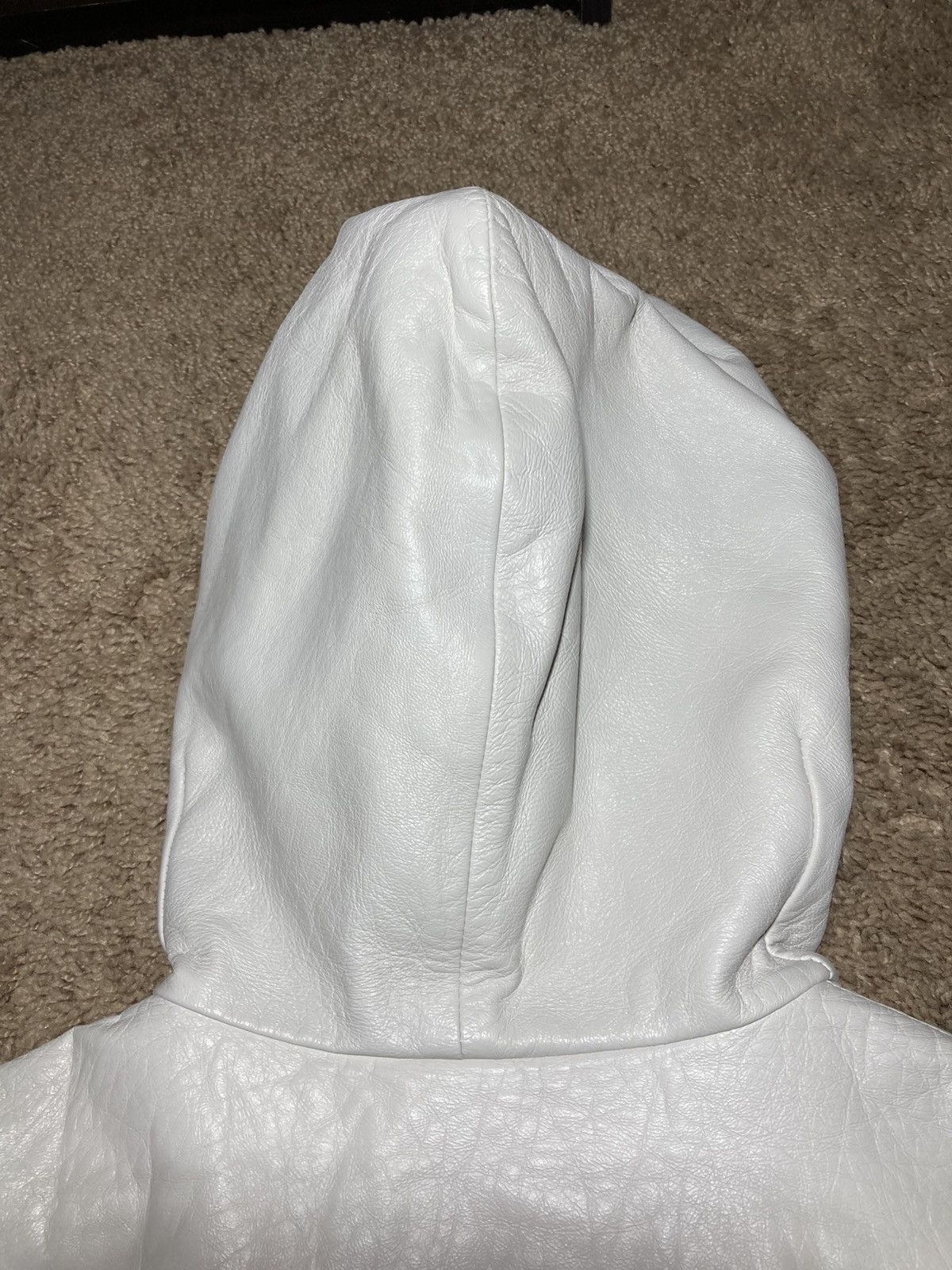 Celine SS22 Celine Leather Bonded Mesh Hooded Teddy Jacket 44 Hedi Size US XS / EU 42 / 0 - 17 Thumbnail