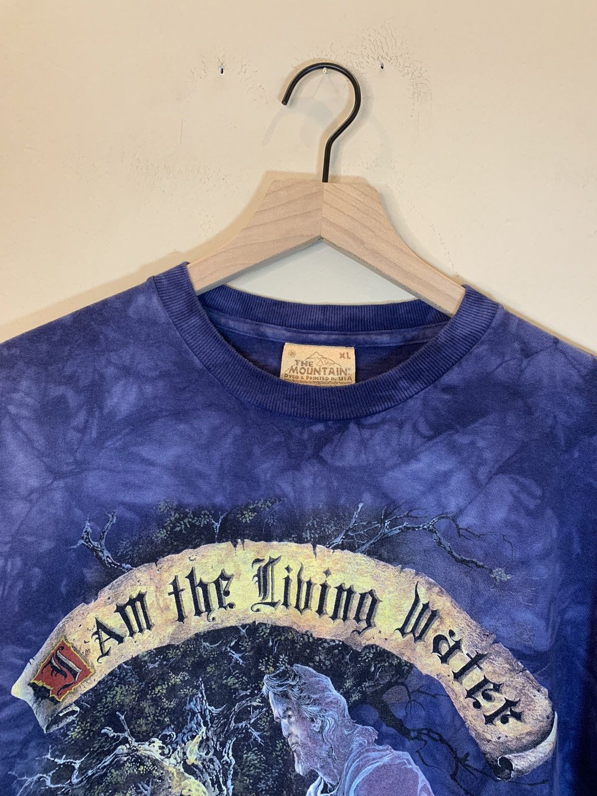 The Mountain × Vintage RARE* Vintage Jesus I Am Living Water The Mountain Art Shirt Size US XL / EU 56 / 4 - 5 Thumbnail